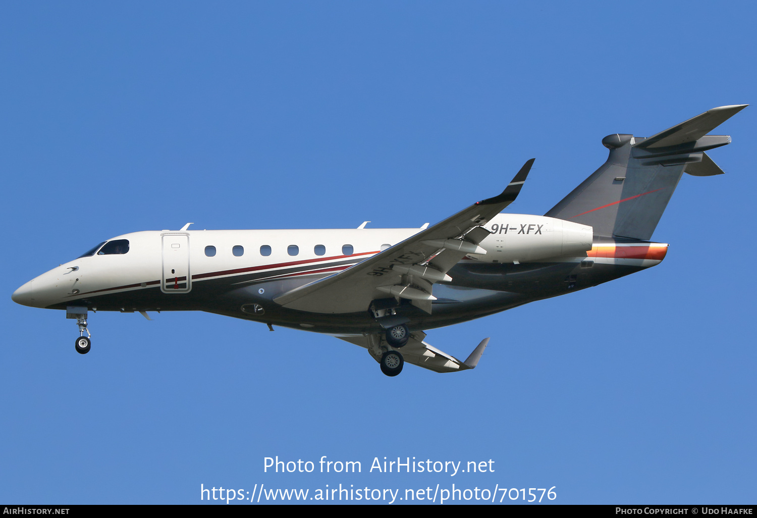 Aircraft Photo of 9H-XFX | Embraer EMB-550 Legacy 500 | AirHistory.net #701576
