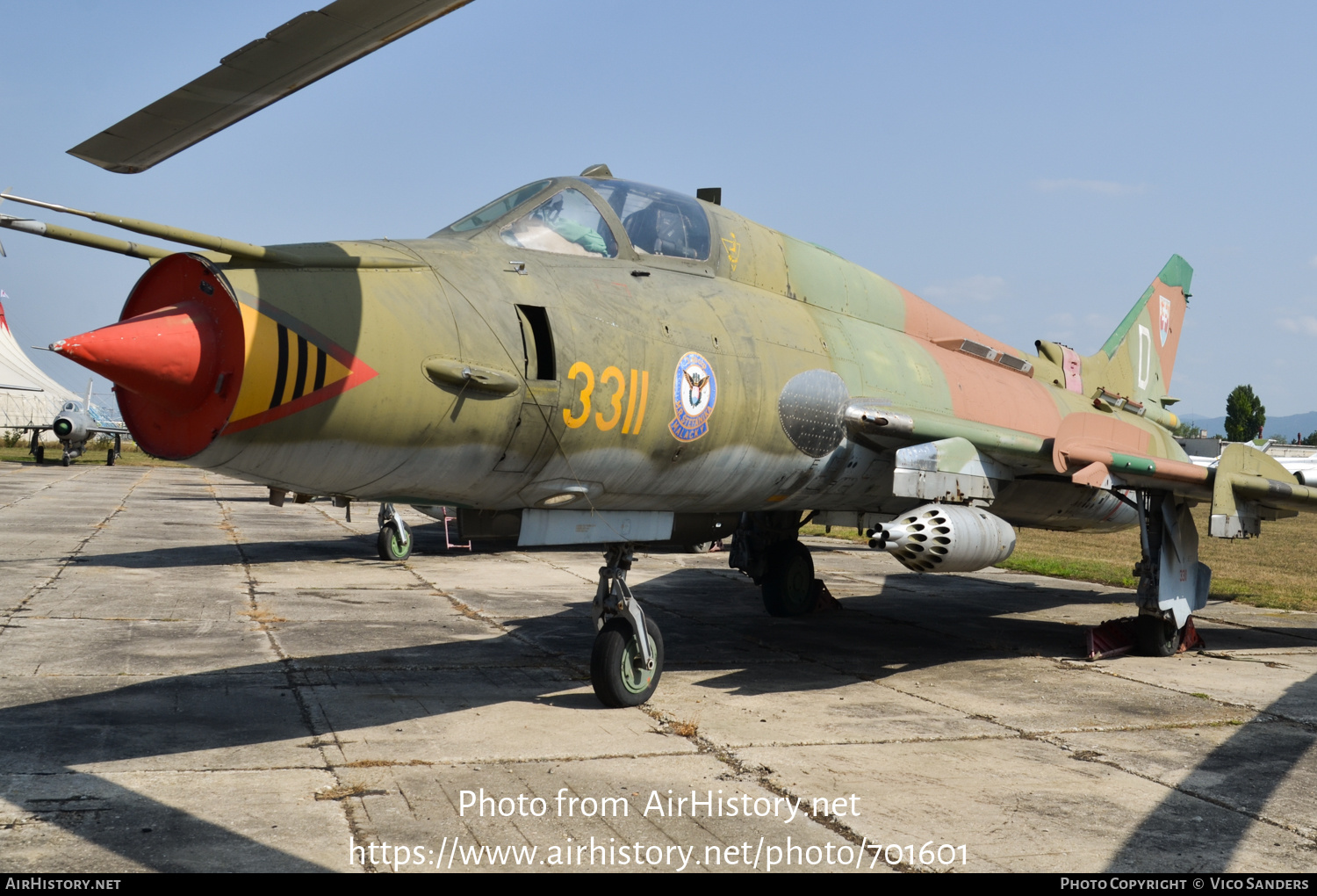 Aircraft Photo of 3311 | Sukhoi Su-22M4 | Slovakia - Air Force | AirHistory.net #701601