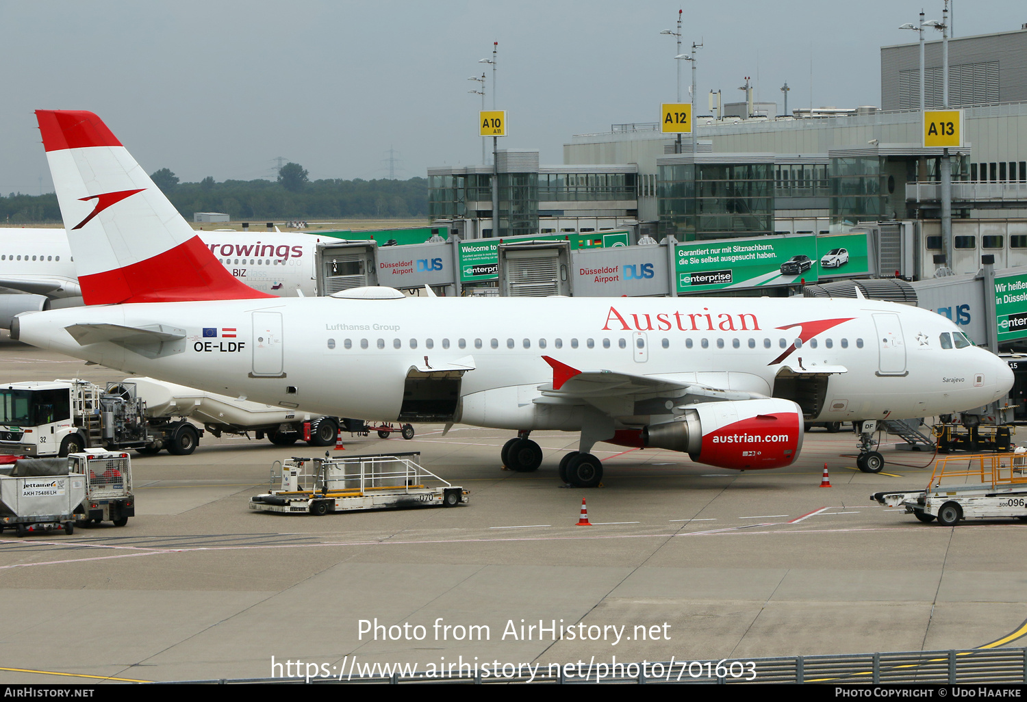 Aircraft Photo of OE-LDF | Airbus A319-112 | Austrian Airlines | AirHistory.net #701603