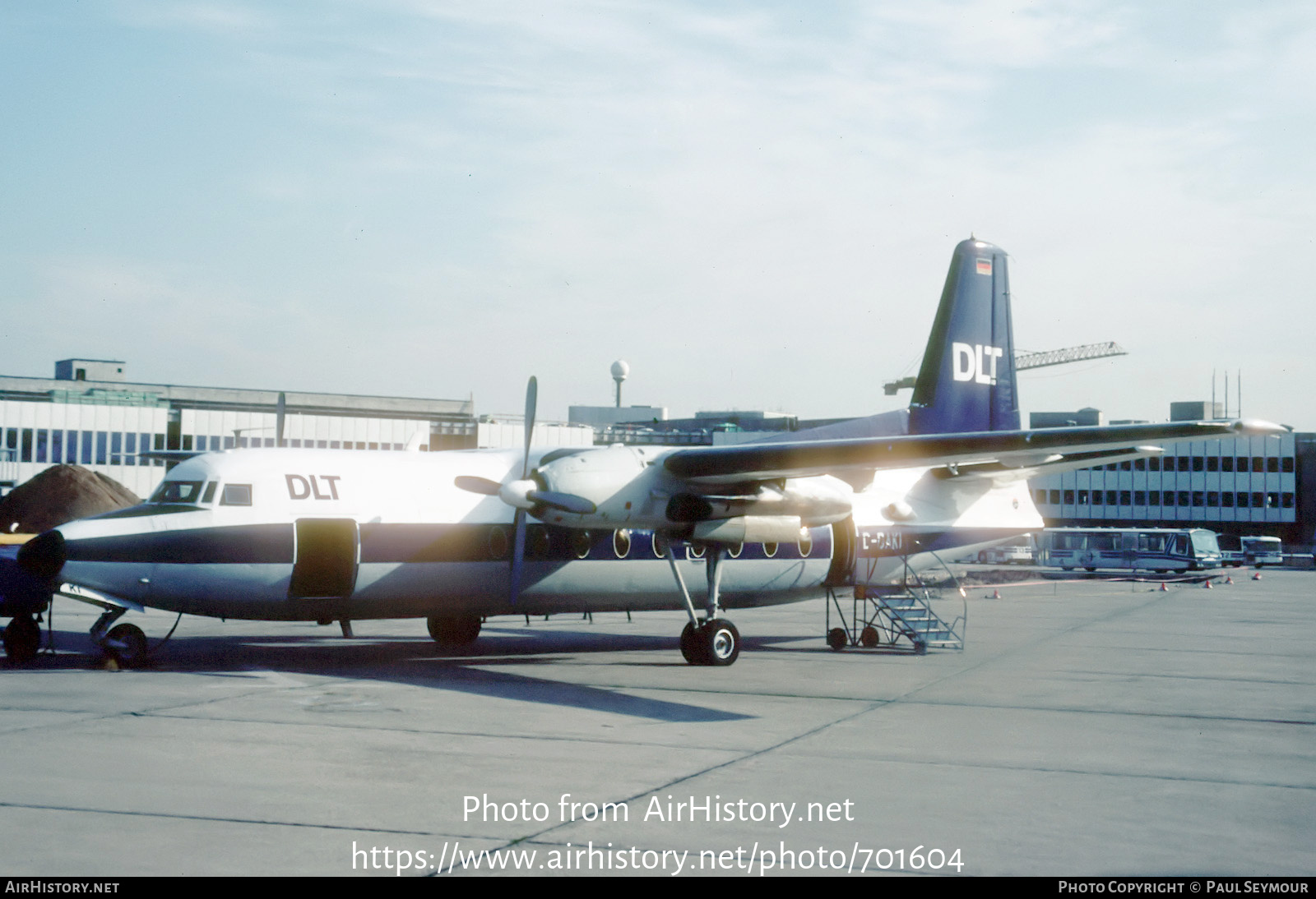 Aircraft Photo of D-BAKI | Fokker F27-100 Friendship | DLT - Deutsche Luftverkehrsgesellschaft | AirHistory.net #701604