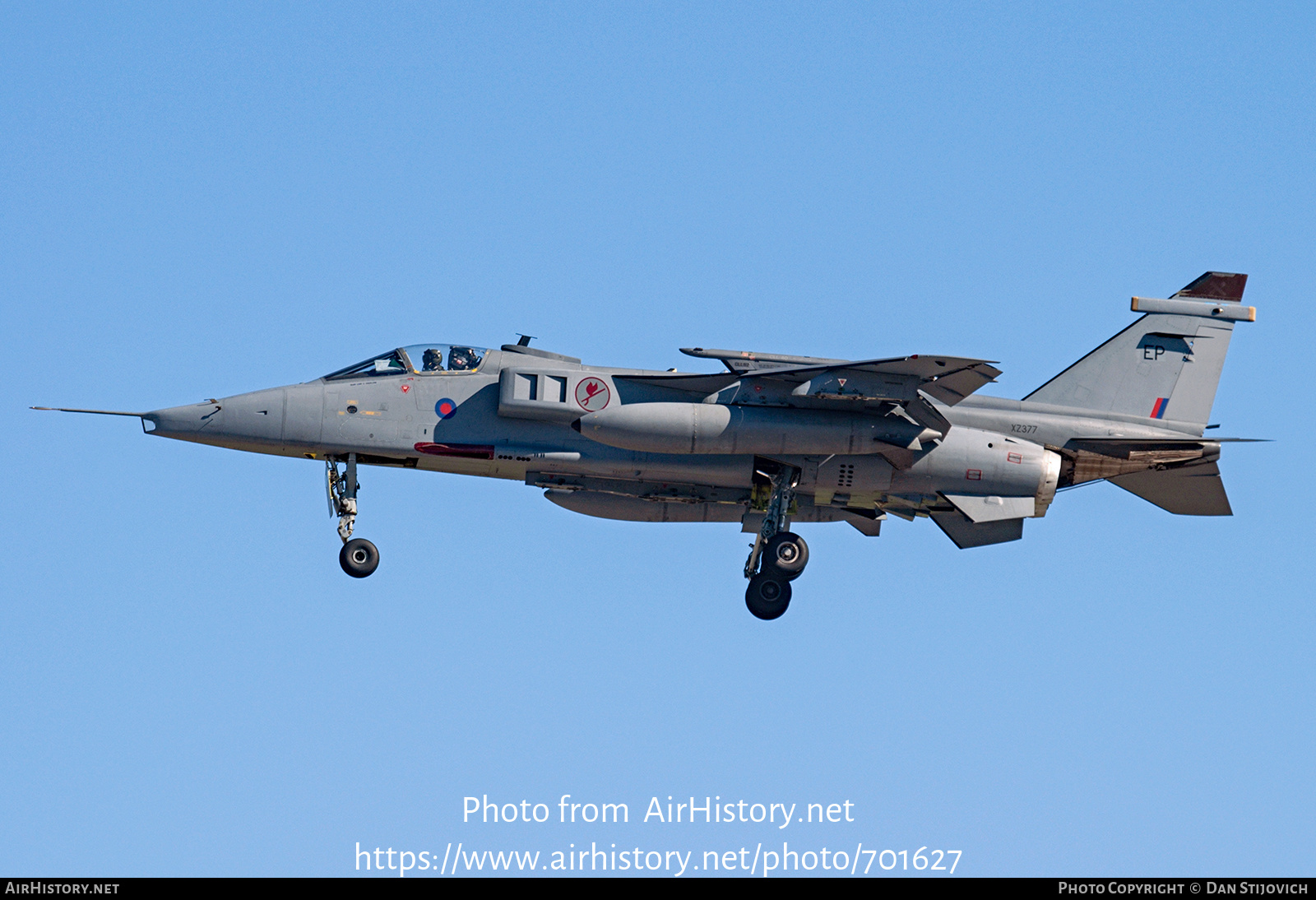 Aircraft Photo of XZ377 | Sepecat Jaguar GR3A | UK - Air Force | AirHistory.net #701627