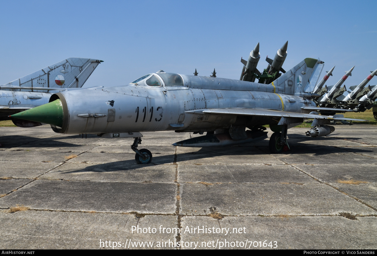 Aircraft Photo of 1113 | Mikoyan-Gurevich MiG-21MA | Czechoslovakia - Air Force | AirHistory.net #701643