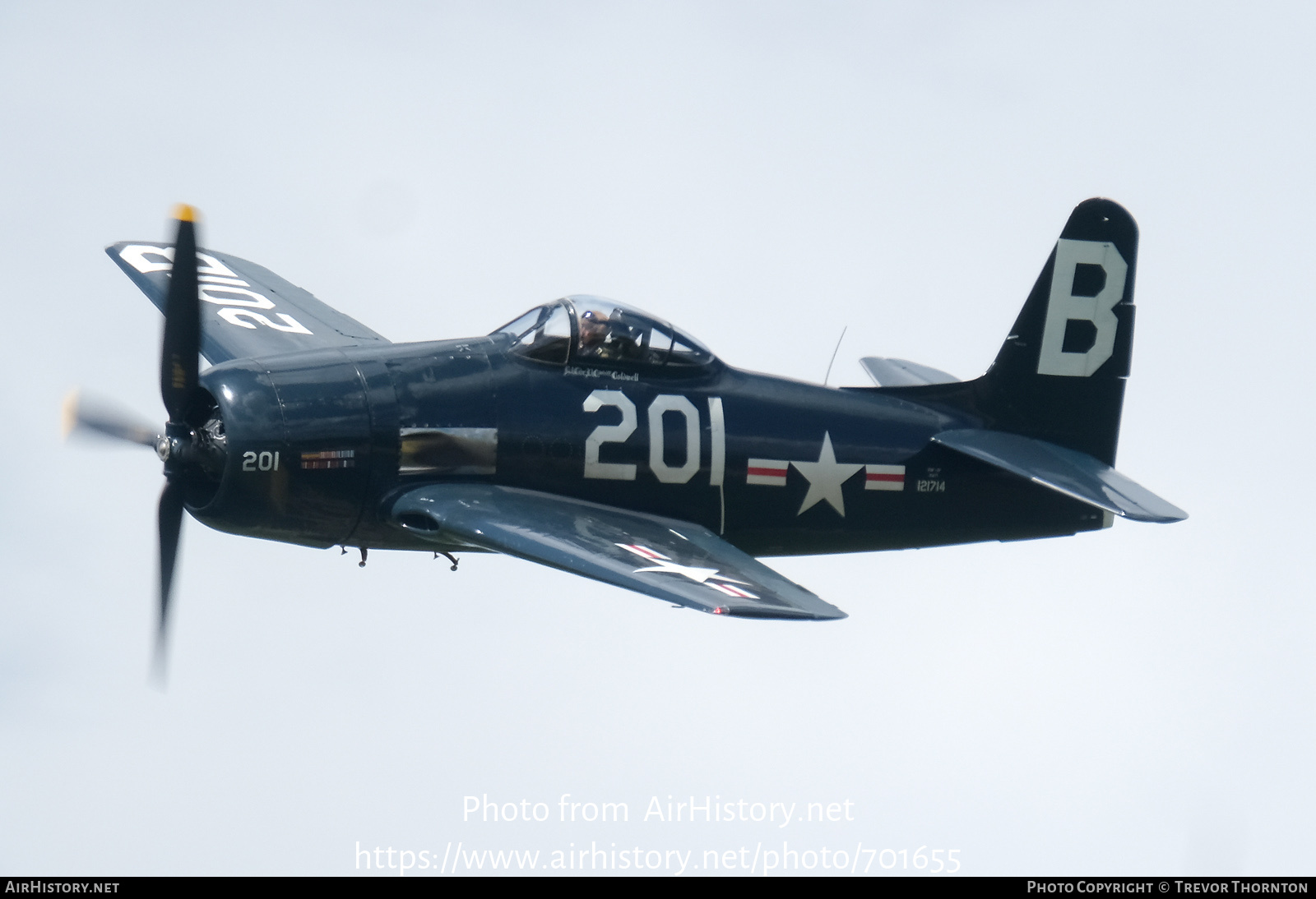 Aircraft Photo of G-RUMM / 121714 | Grumman F8F-2P Bearcat | USA - Navy | AirHistory.net #701655