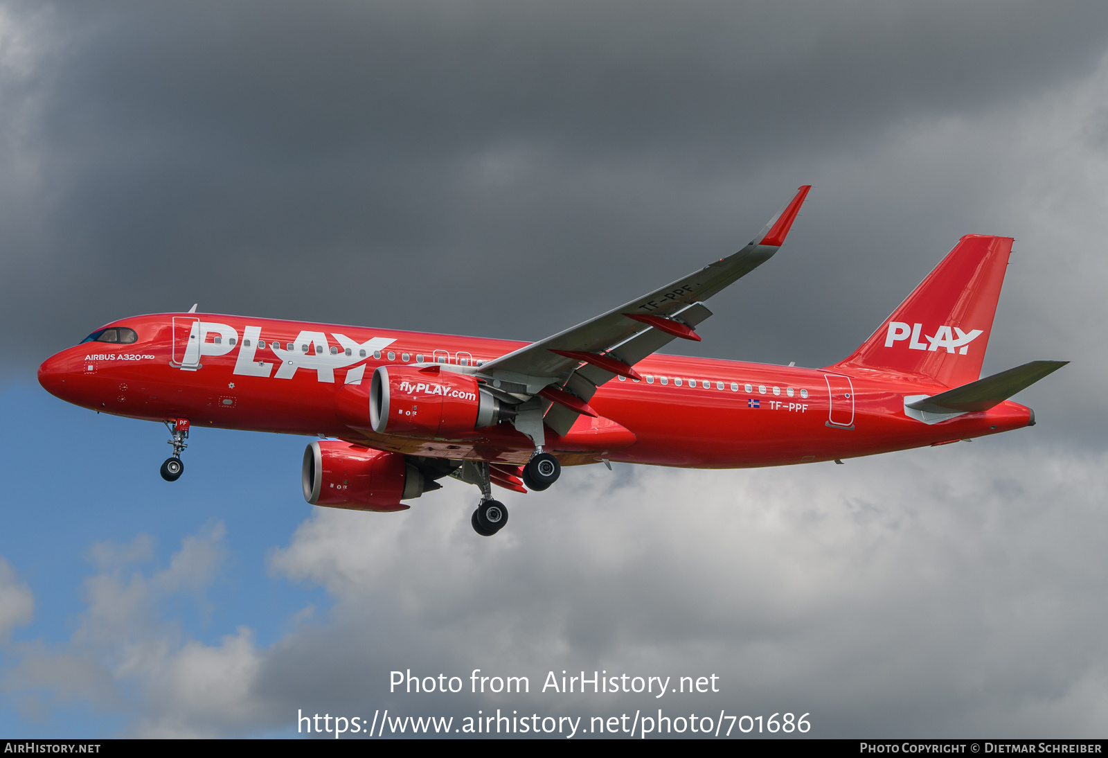 Aircraft Photo of TF-PPF | Airbus A320-251N | Play | AirHistory.net #701686