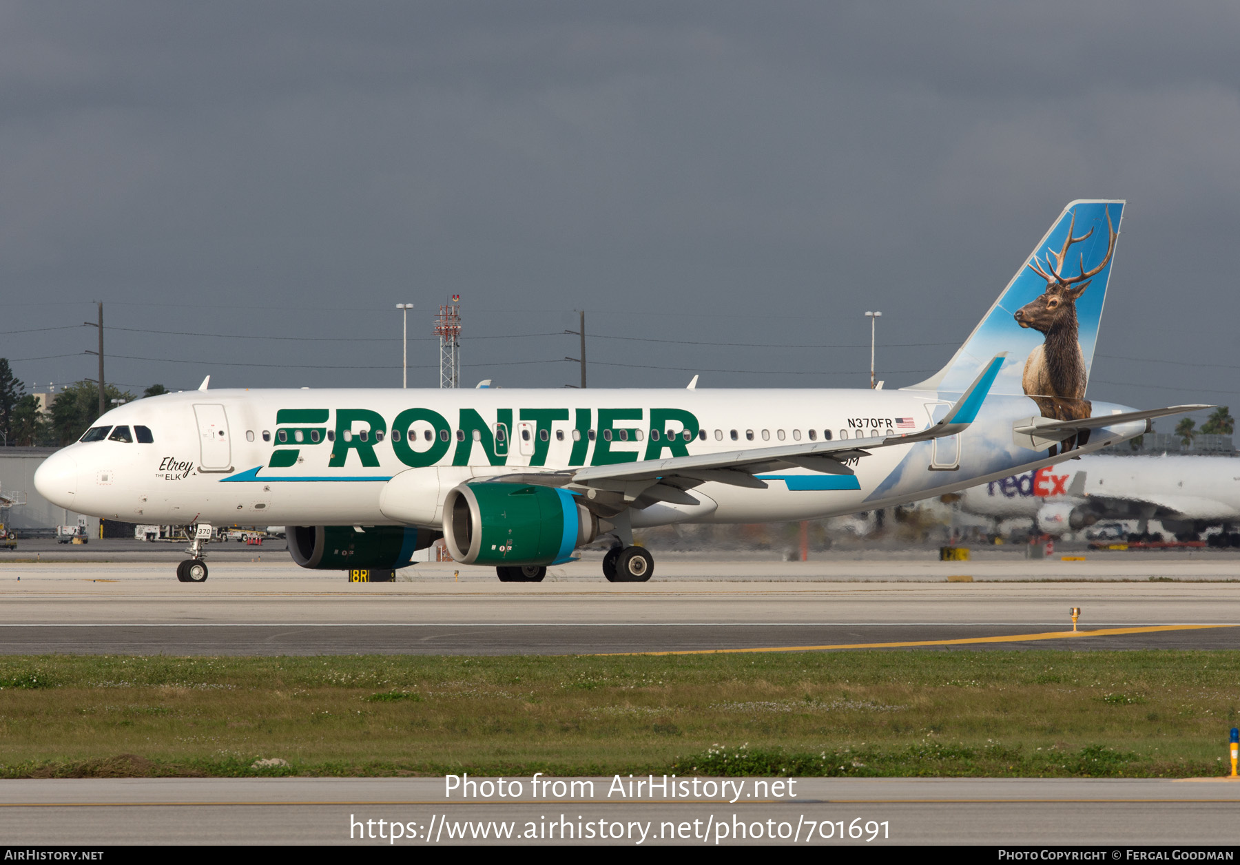 Aircraft Photo of N370FR | Airbus A320-251N | Frontier Airlines | AirHistory.net #701691