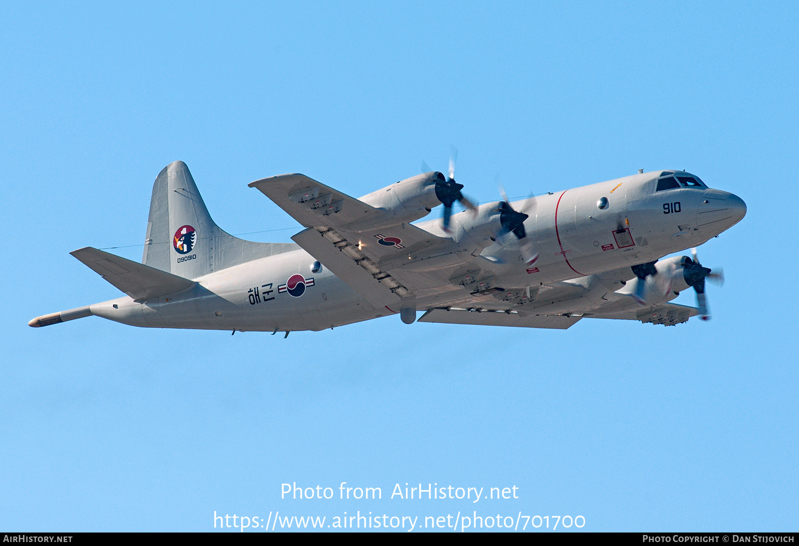 Aircraft Photo of 090910 | Lockheed P-3CK Orion | South Korea - Navy | AirHistory.net #701700