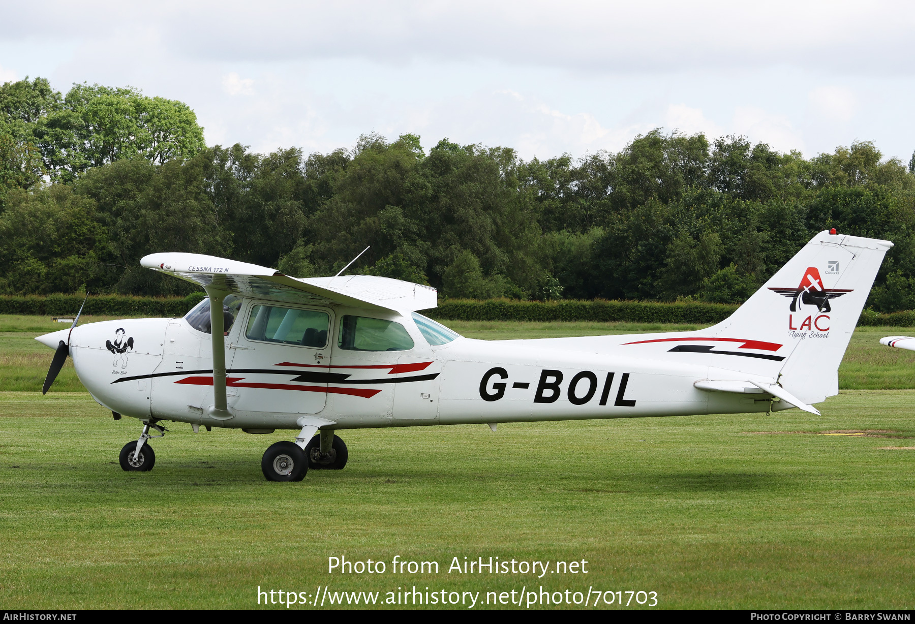Aircraft Photo of G-BOIL | Cessna 172N Skyhawk | LAC Flying School | AirHistory.net #701703