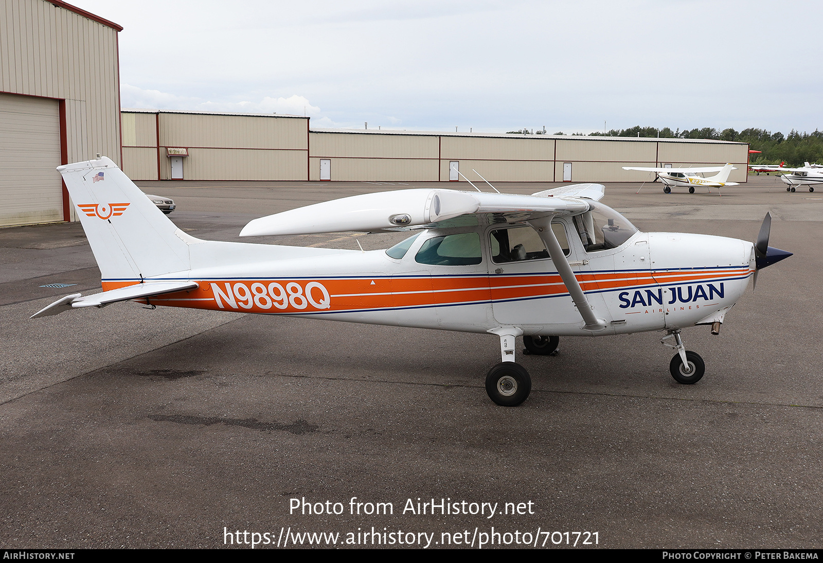 Aircraft Photo of N9898Q | Cessna 172M Skyhawk | San Juan Airlines | AirHistory.net #701721