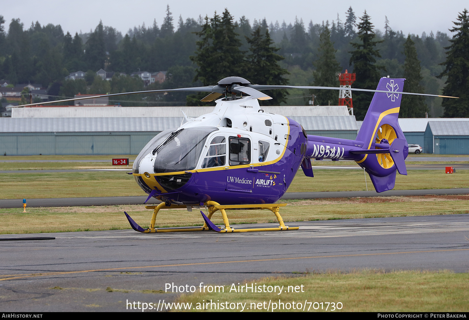 Aircraft Photo of N954AL | Eurocopter EC-135T-2+ | Airlift Northwest | AirHistory.net #701730