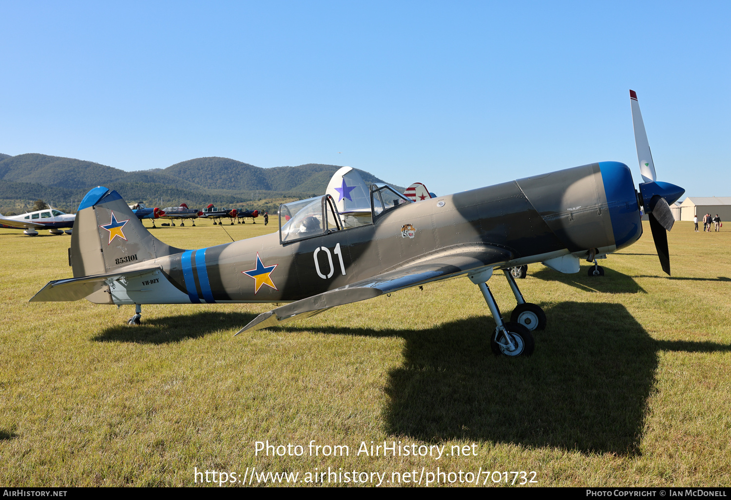 Aircraft Photo of VH-DZY | Yakovlev Yak-50 | AirHistory.net #701732