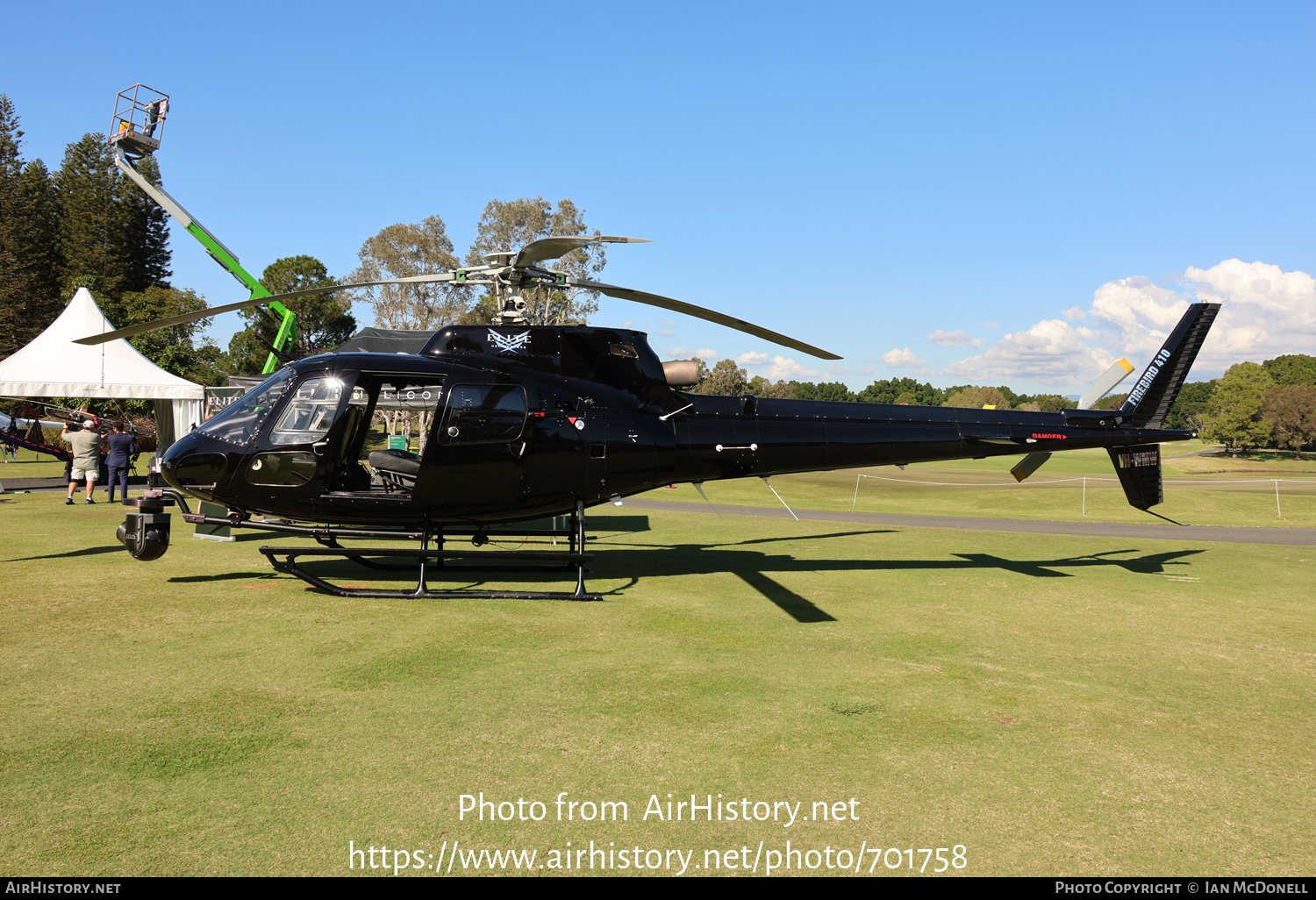 Aircraft Photo of VH-WMW | Aerospatiale AS-350BA Squirrel | Elite Helicopters | AirHistory.net #701758