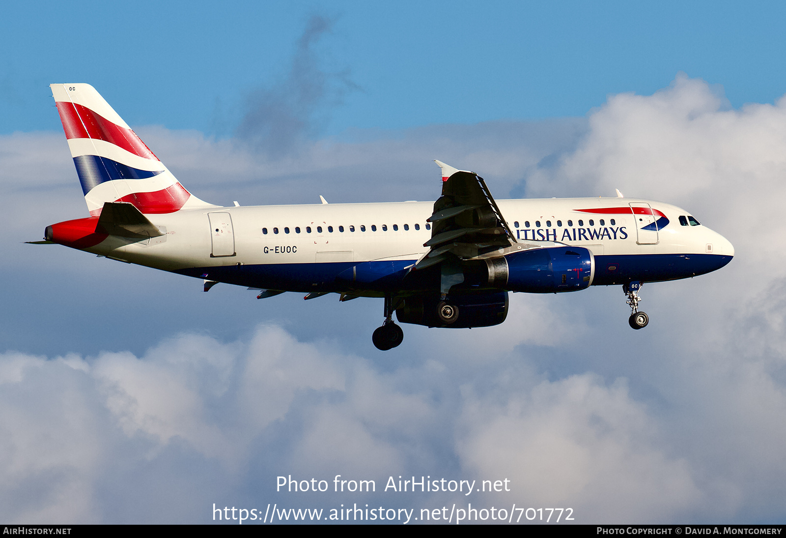 Aircraft Photo of G-EUOC | Airbus A319-131 | British Airways | AirHistory.net #701772