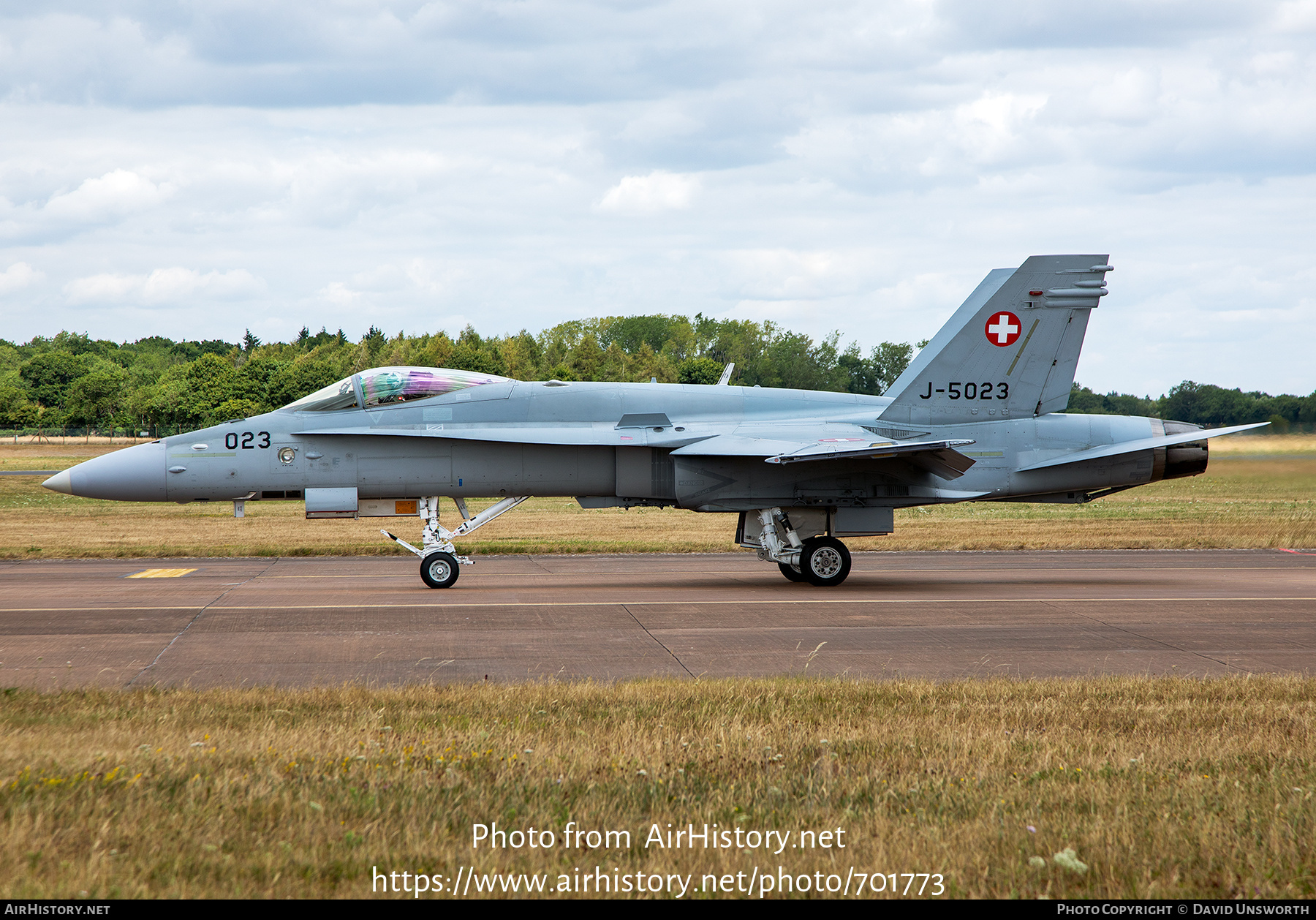 Aircraft Photo of J-5023 | McDonnell Douglas F/A-18C Hornet | Switzerland - Air Force | AirHistory.net #701773