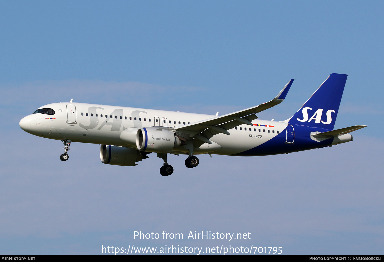 Aircraft Photo of SE-RZZ | Airbus A320-251N | Scandinavian Airlines - SAS | AirHistory.net #701795