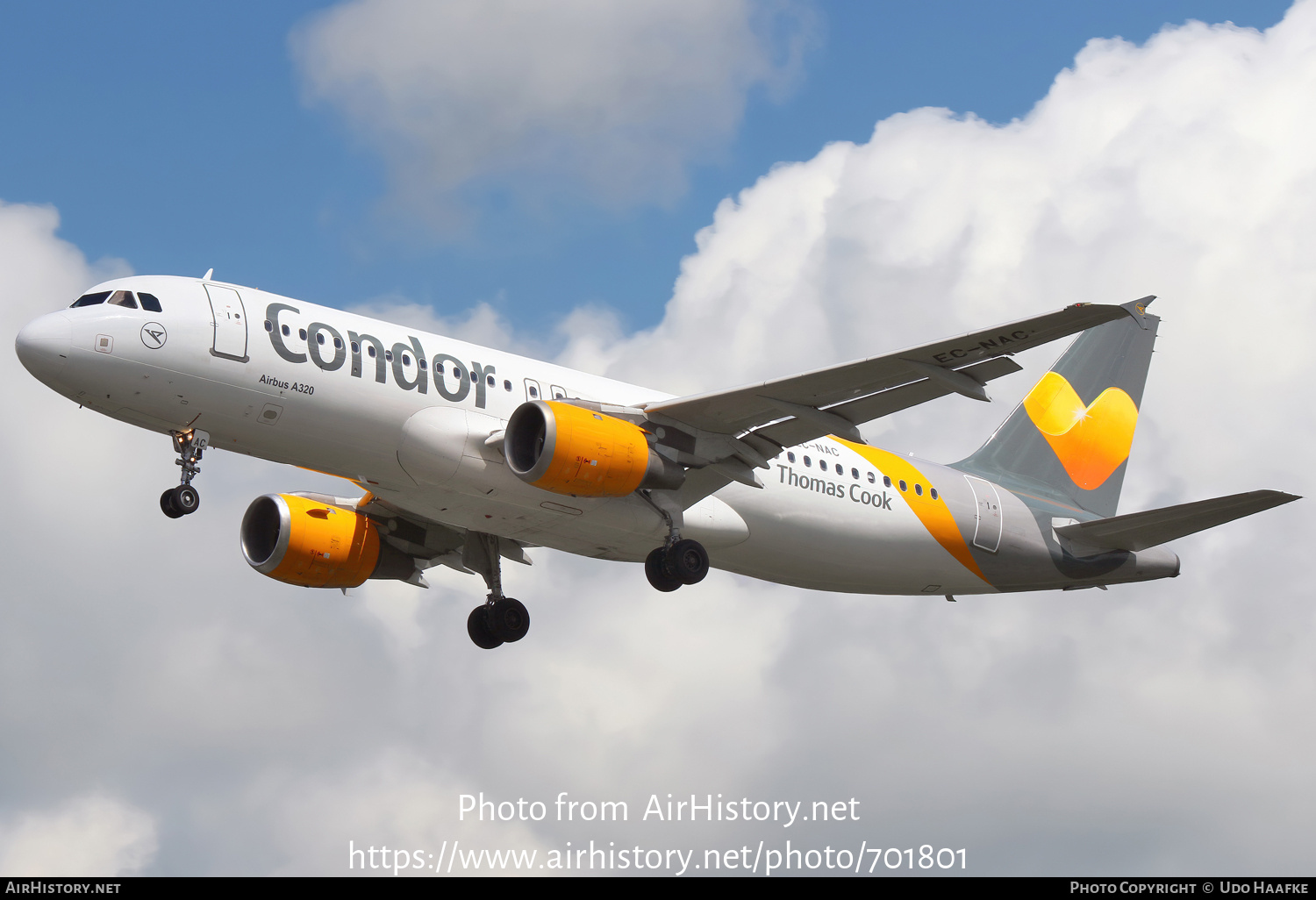 Aircraft Photo of EC-NAC | Airbus A320-212 | Condor Flugdienst | AirHistory.net #701801