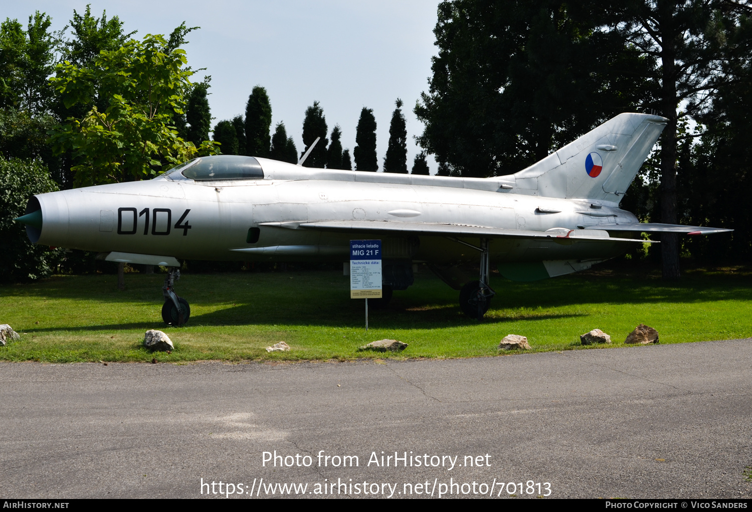 Aircraft Photo of 0104 | Aero S-106 (MiG-21F-13) | AirHistory.net #701813