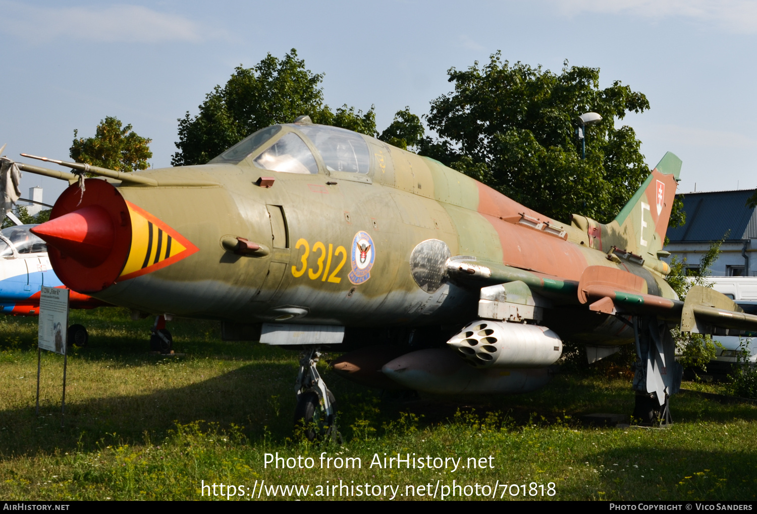 Aircraft Photo of 3312 | Sukhoi Su-22M4 | Slovakia - Air Force | AirHistory.net #701818