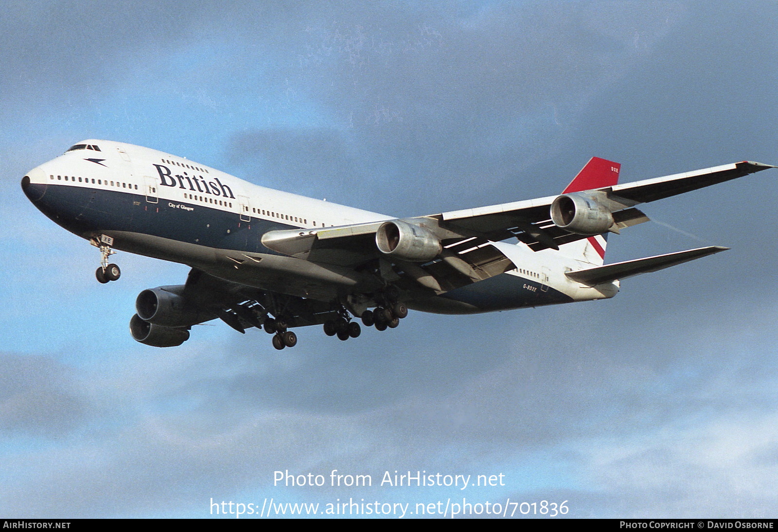 Aircraft Photo of G-BDXE | Boeing 747-236B | British Airways | AirHistory.net #701836