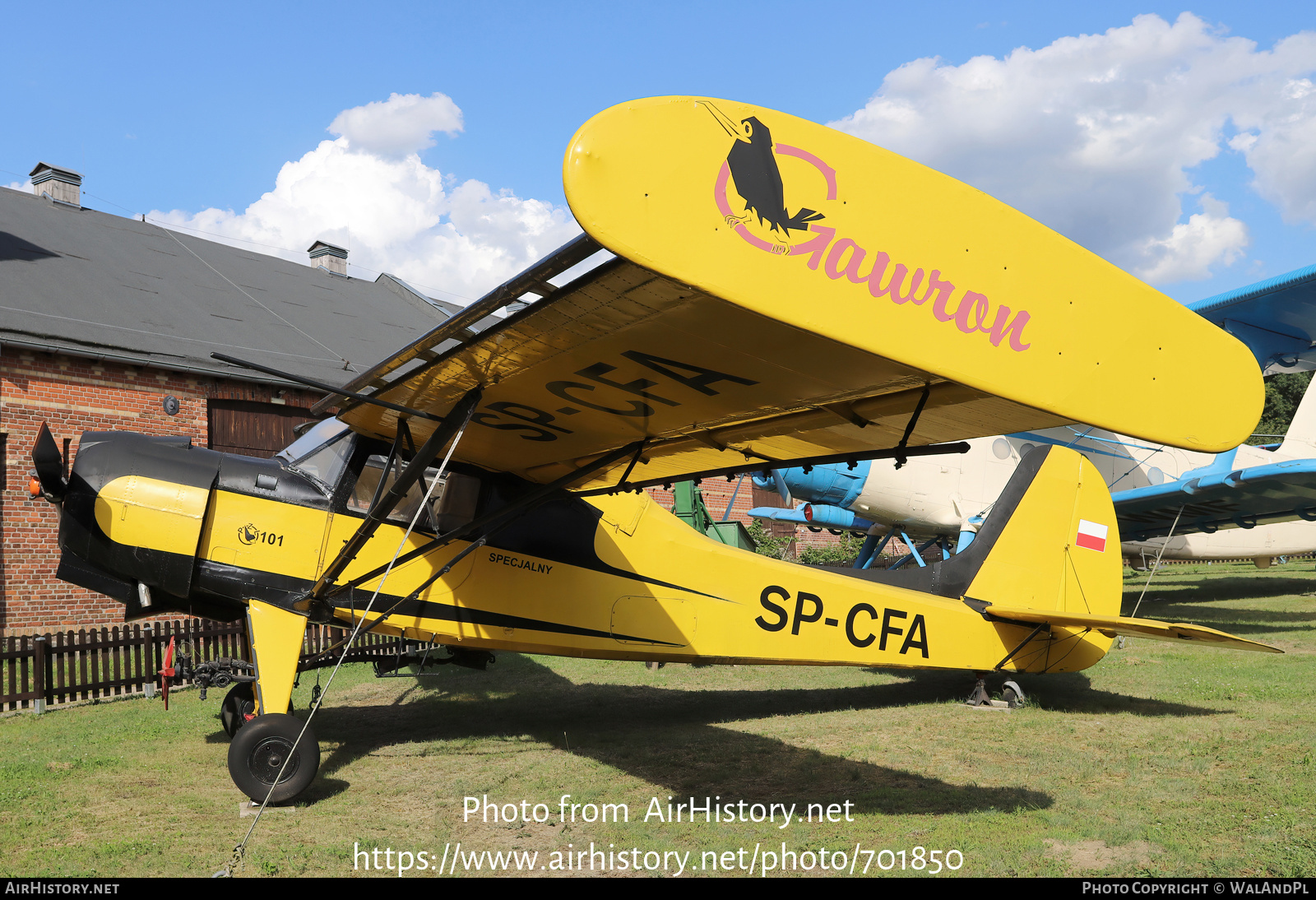 Aircraft Photo of SP-CFA | PZL-Okecie PZL-101 Gawron | AirHistory.net #701850