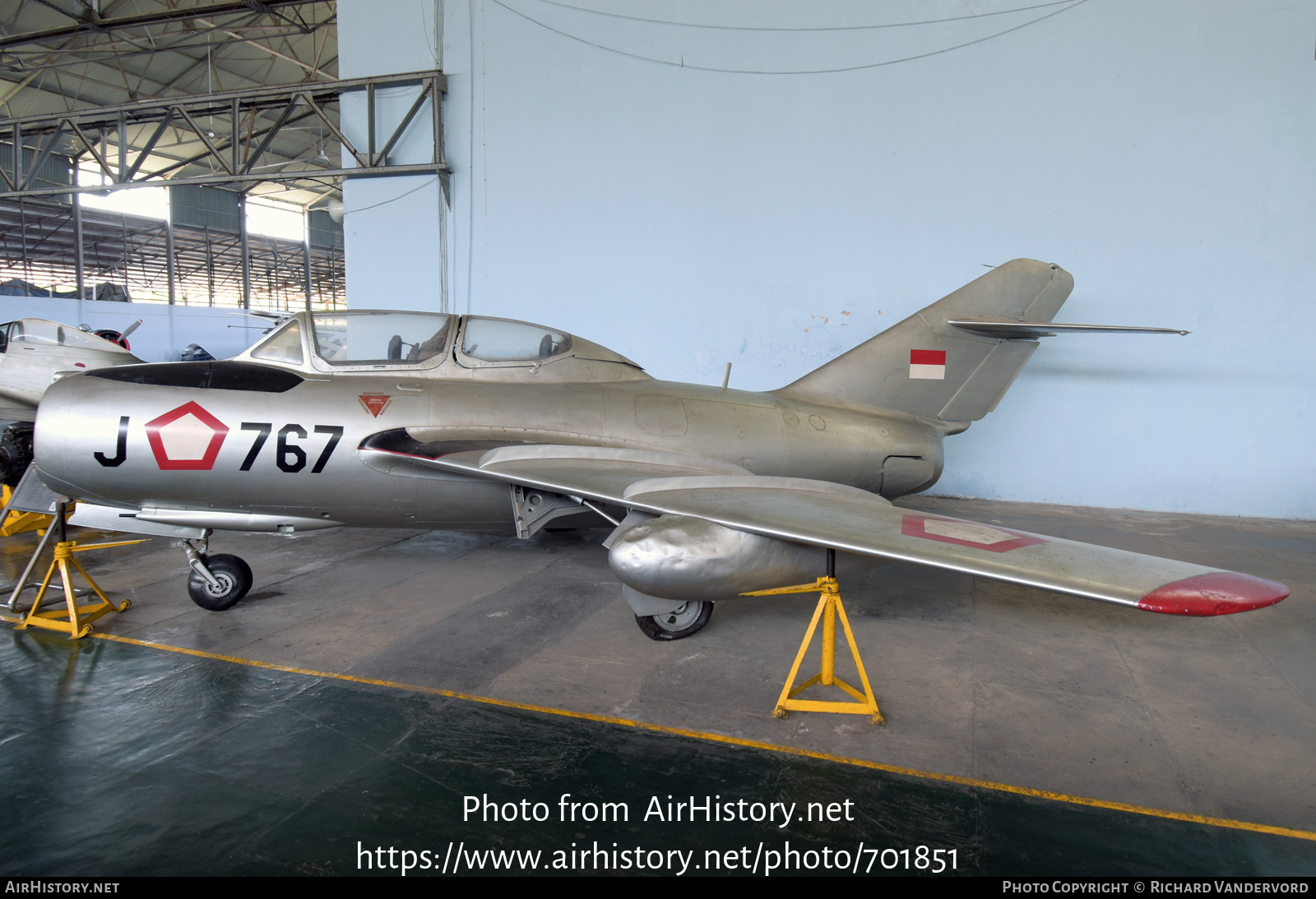 Aircraft Photo of J-767 | Aero CS-102 (MiG-15UTI) | Indonesia - Air Force | AirHistory.net #701851