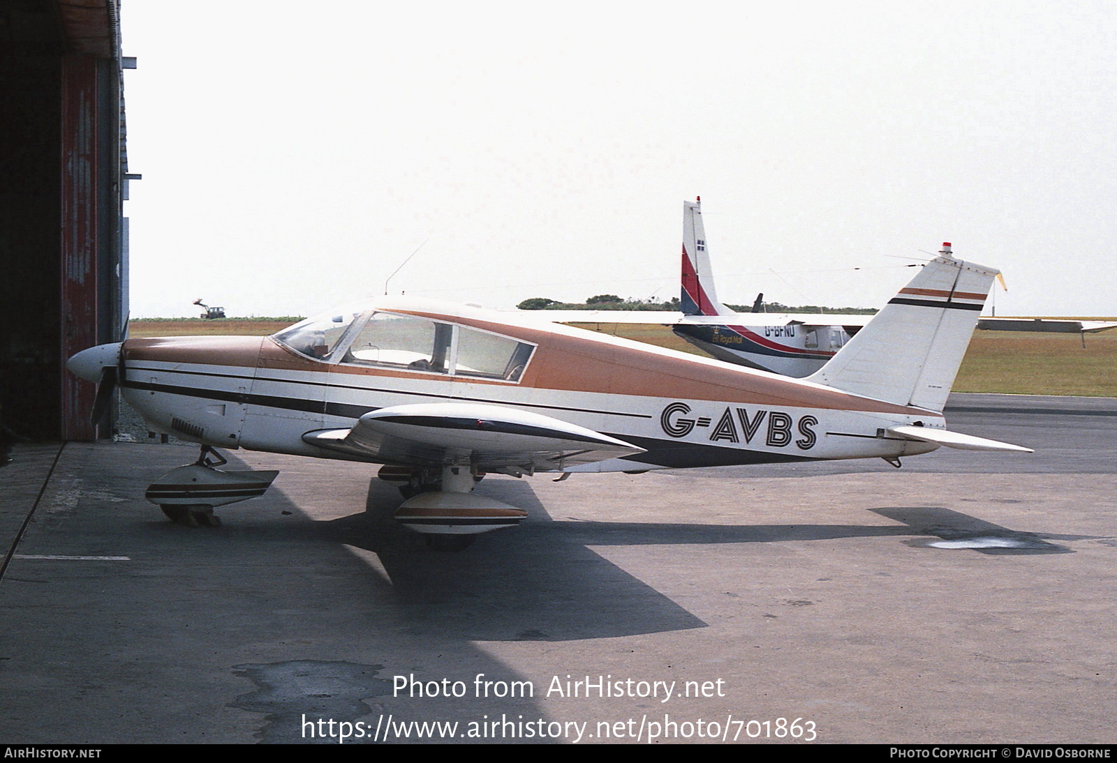 Aircraft Photo of G-AVBS | Piper PA-28-180 Cherokee C | AirHistory.net #701863