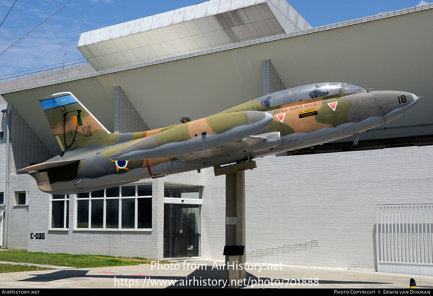 Aircraft Photo of 4518 | Embraer AT-26 Xavante | Brazil - Air Force | AirHistory.net #701888