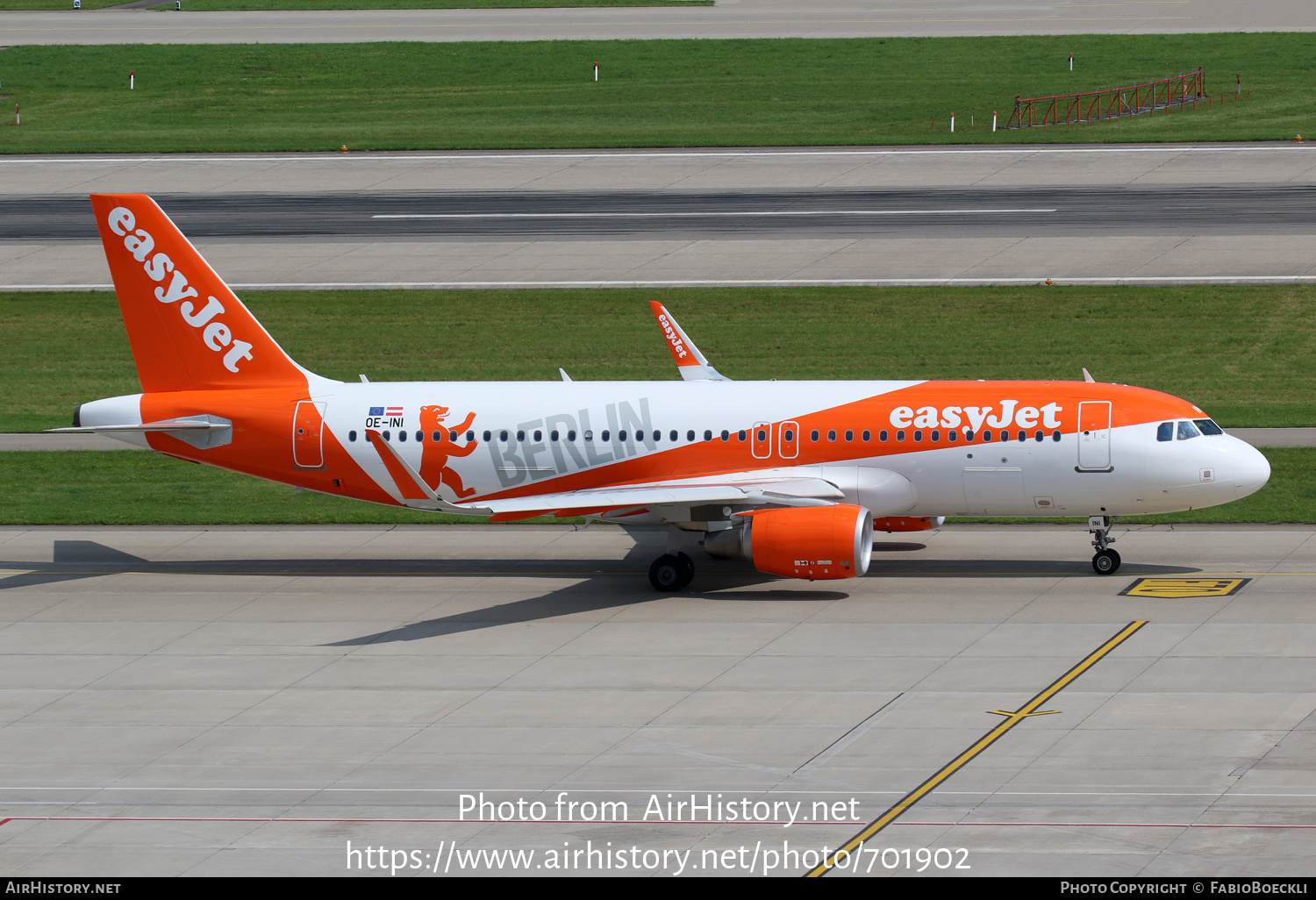 Aircraft Photo of OE-INI | Airbus A320-214 | EasyJet | AirHistory.net #701902