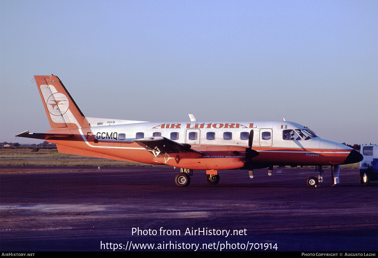 Aircraft Photo of F-GCMQ | Embraer EMB-110P2 Bandeirante | Air Littoral | AirHistory.net #701914