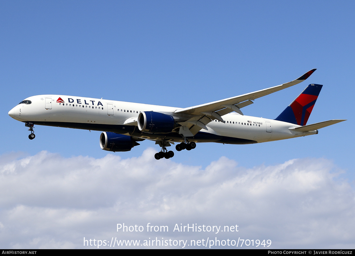 Aircraft Photo of N570DZ | Airbus A350-941 | Delta Air Lines | AirHistory.net #701949