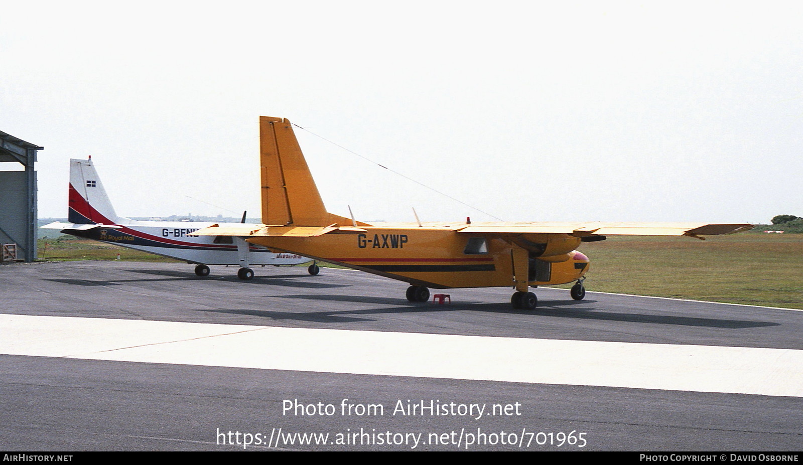 Aircraft Photo of G-AXWP | Britten-Norman BN-2A-26 Islander | AirHistory.net #701965