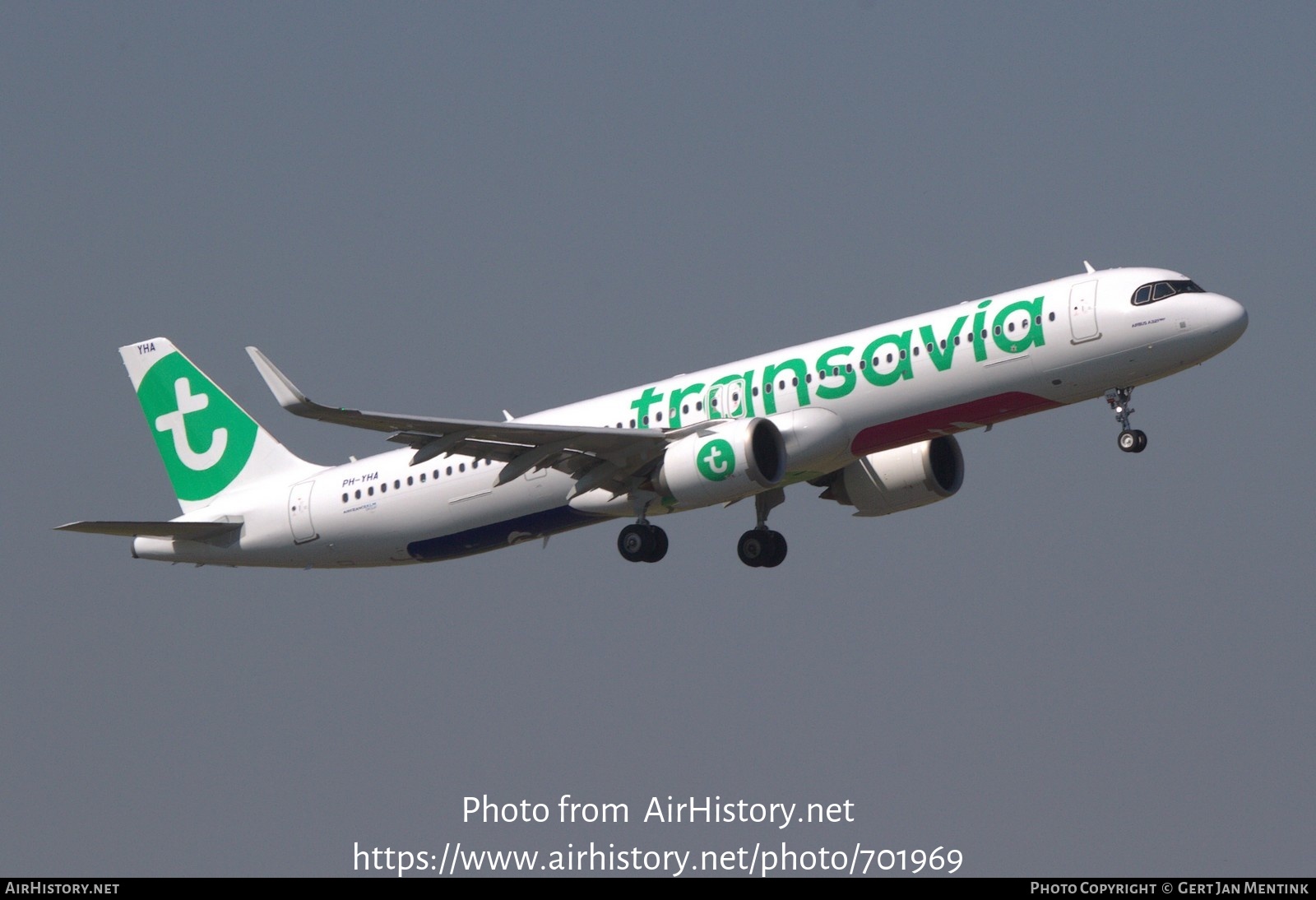 Aircraft Photo of PH-YHA | Airbus A321-252NX | Transavia | AirHistory.net #701969