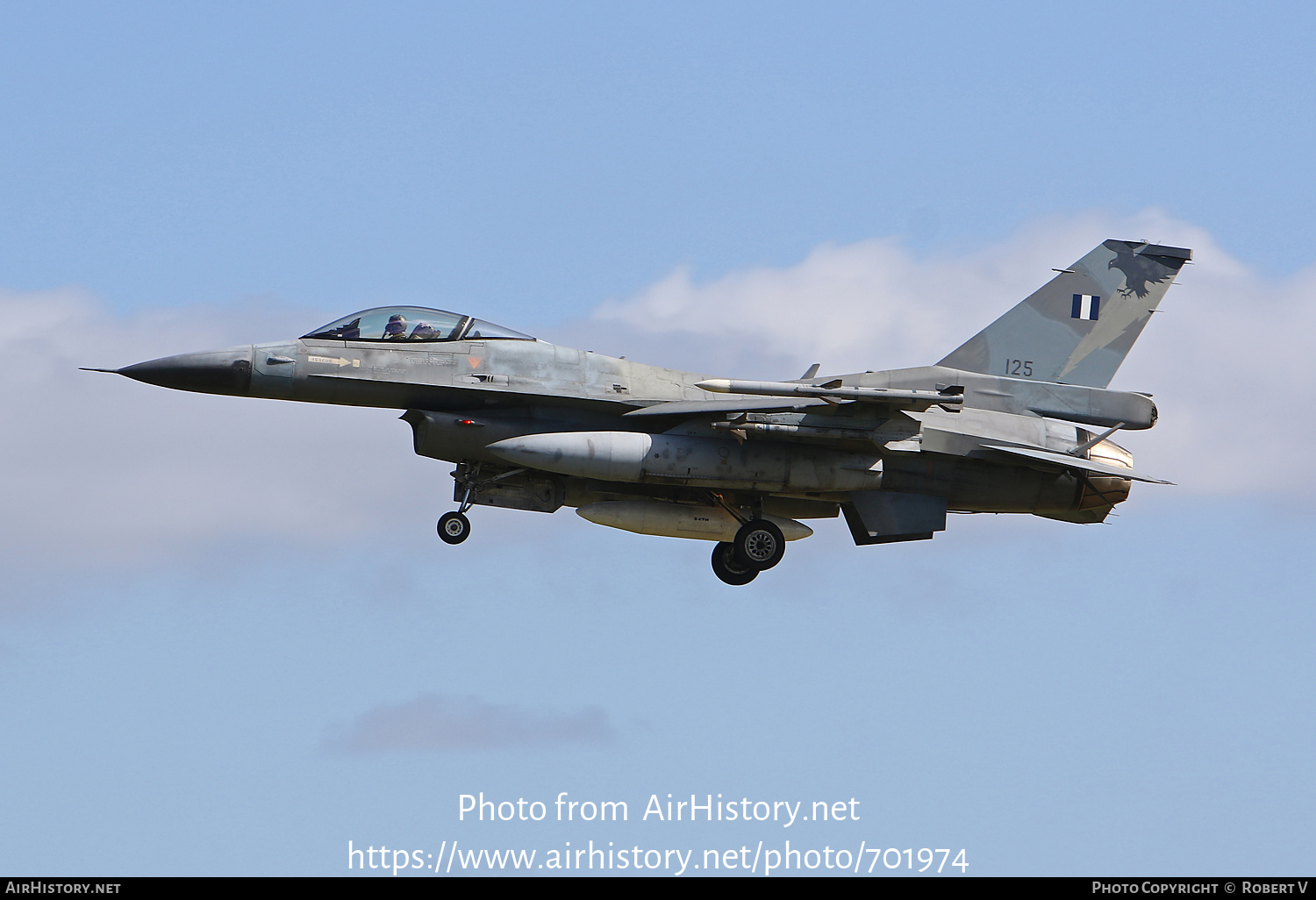 Aircraft Photo of 125 | General Dynamics F-16C Fighting Falcon | Greece - Air Force | AirHistory.net #701974