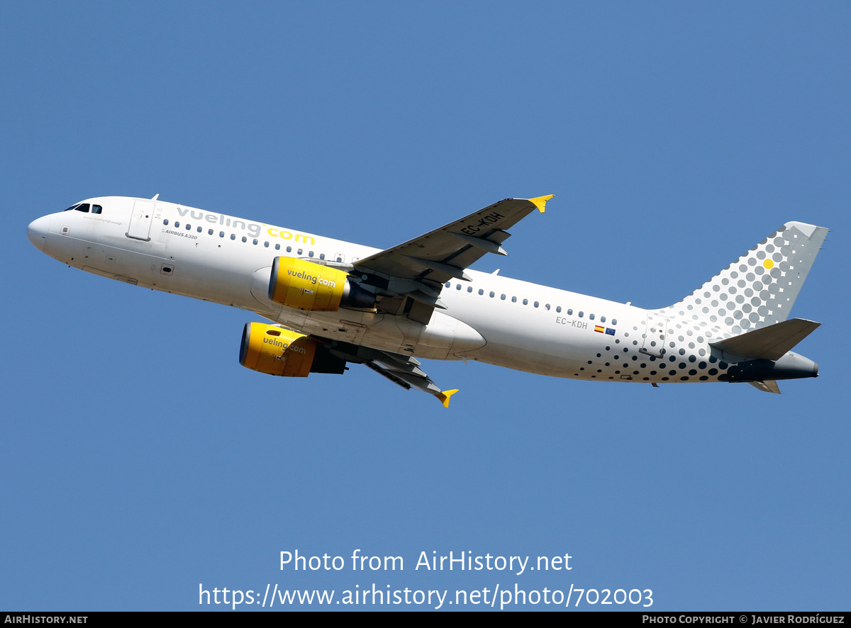 Aircraft Photo of EC-KDH | Airbus A320-214 | Vueling Airlines | AirHistory.net #702003