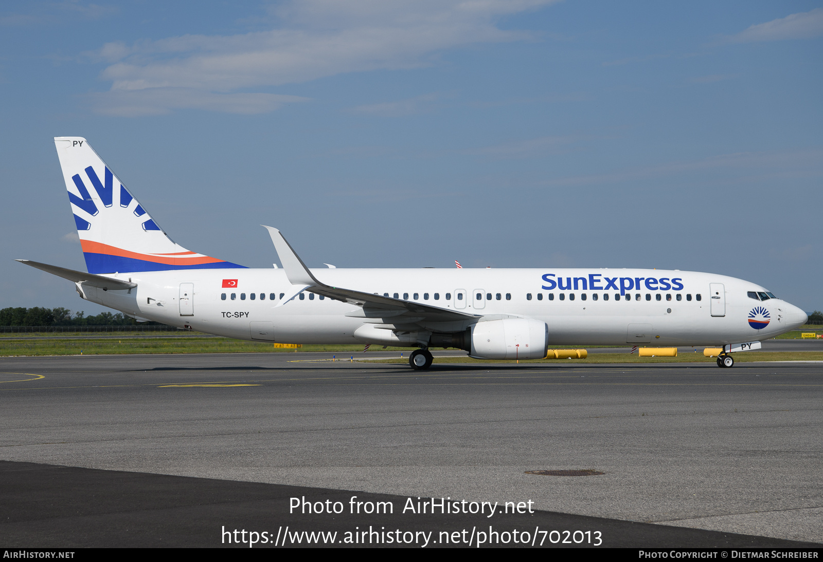 Aircraft Photo of TC-SPY | Boeing 737-8EH | SunExpress | AirHistory.net #702013
