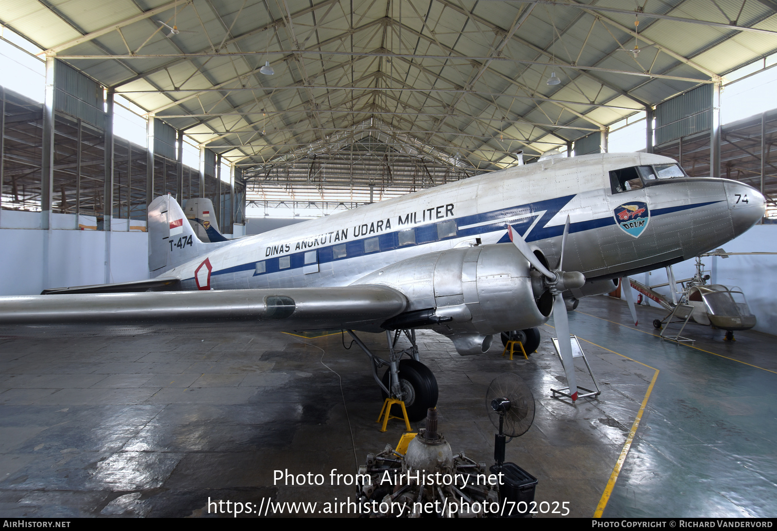 Aircraft Photo of T-474 | Douglas C-47A Dakota | Indonesia - Air Force | AirHistory.net #702025