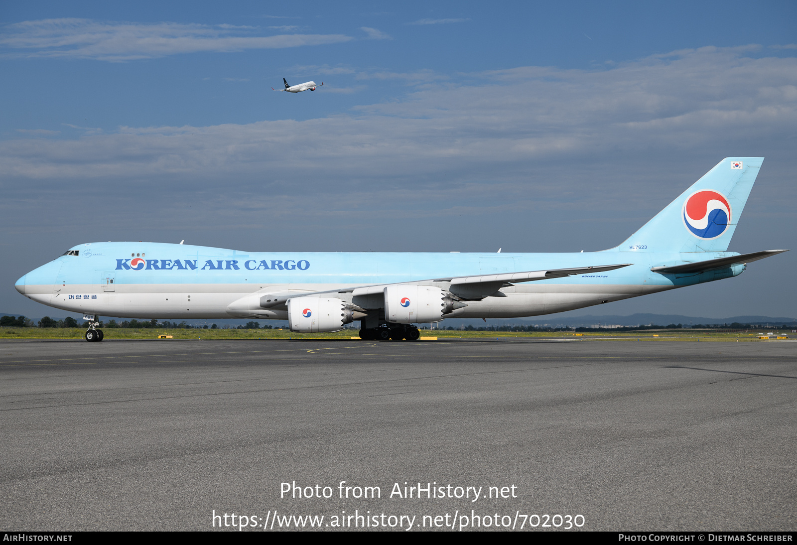 Aircraft Photo of HL7623 | Boeing 747-8B5F/SCD | Korean Air Cargo | AirHistory.net #702030