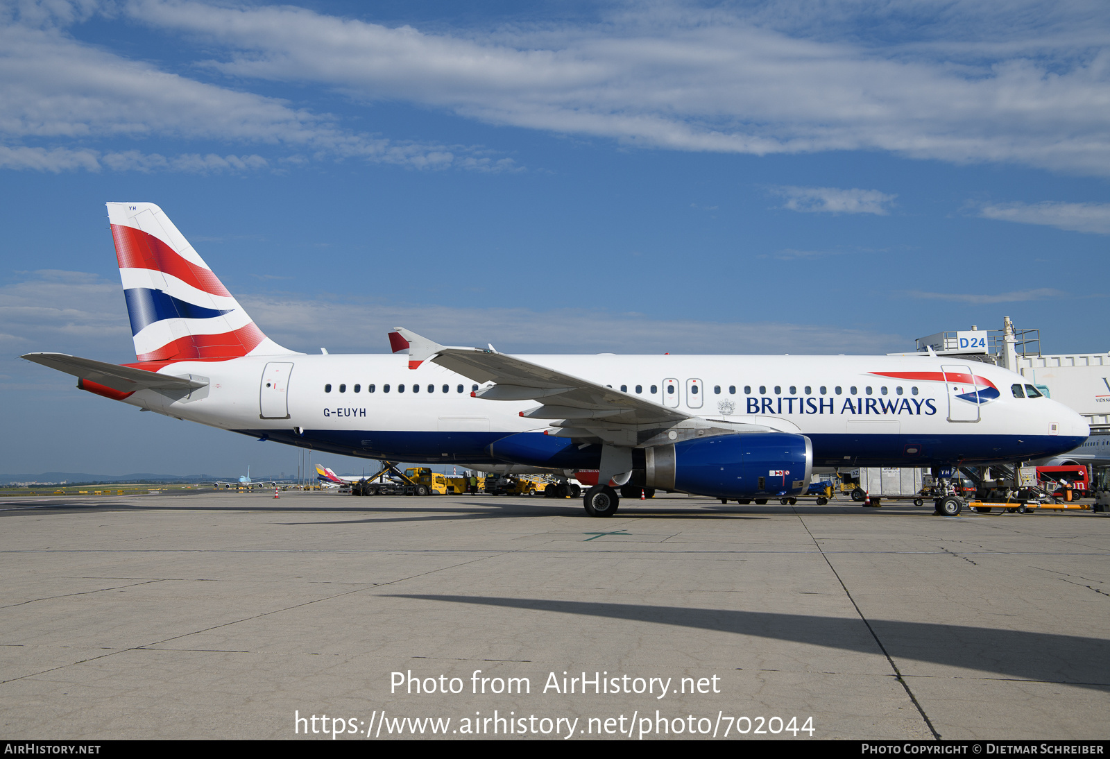 Aircraft Photo of G-EUYH | Airbus A320-232 | British Airways | AirHistory.net #702044