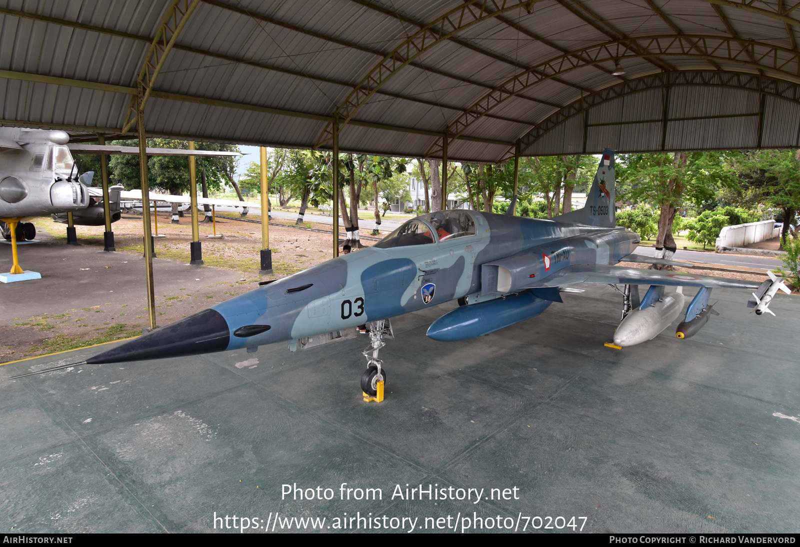 Aircraft Photo of TS-0503 | Northrop F-5E Tiger II | Indonesia - Air Force | AirHistory.net #702047