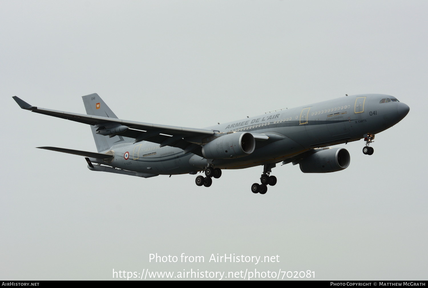 Aircraft Photo of 041 | Airbus A330-243MRTT | France - Air Force | AirHistory.net #702081