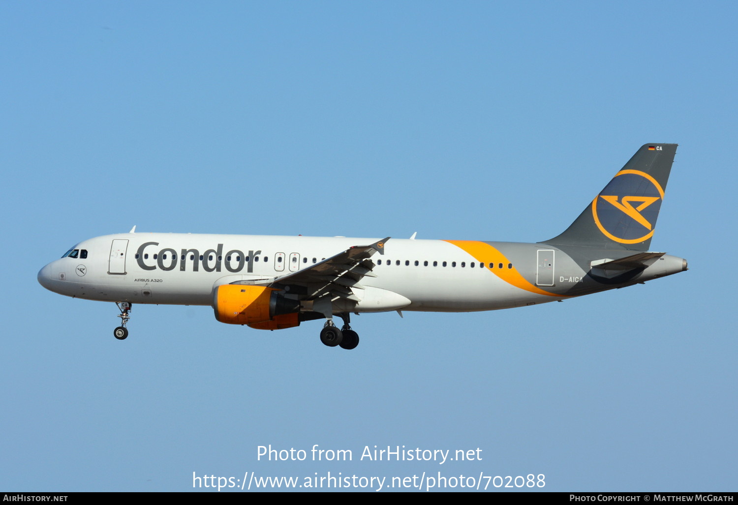 Aircraft Photo of D-AICA | Airbus A320-212 | Condor Flugdienst | AirHistory.net #702088