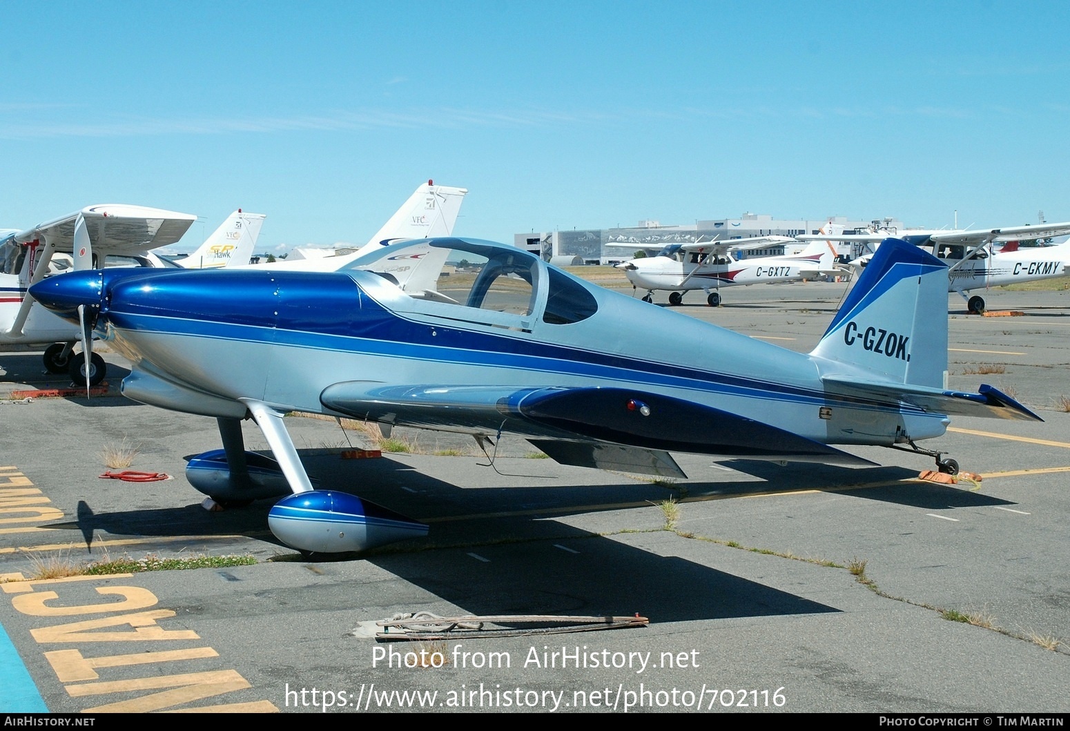 Aircraft Photo of C-GZOK | Van's RV-6 | AirHistory.net #702116