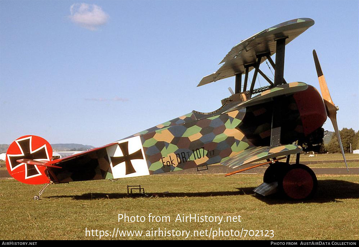 Aircraft Photo of ZK-FOK | Fokker Dr.1 (replica) | Germany - Air Force | AirHistory.net #702123