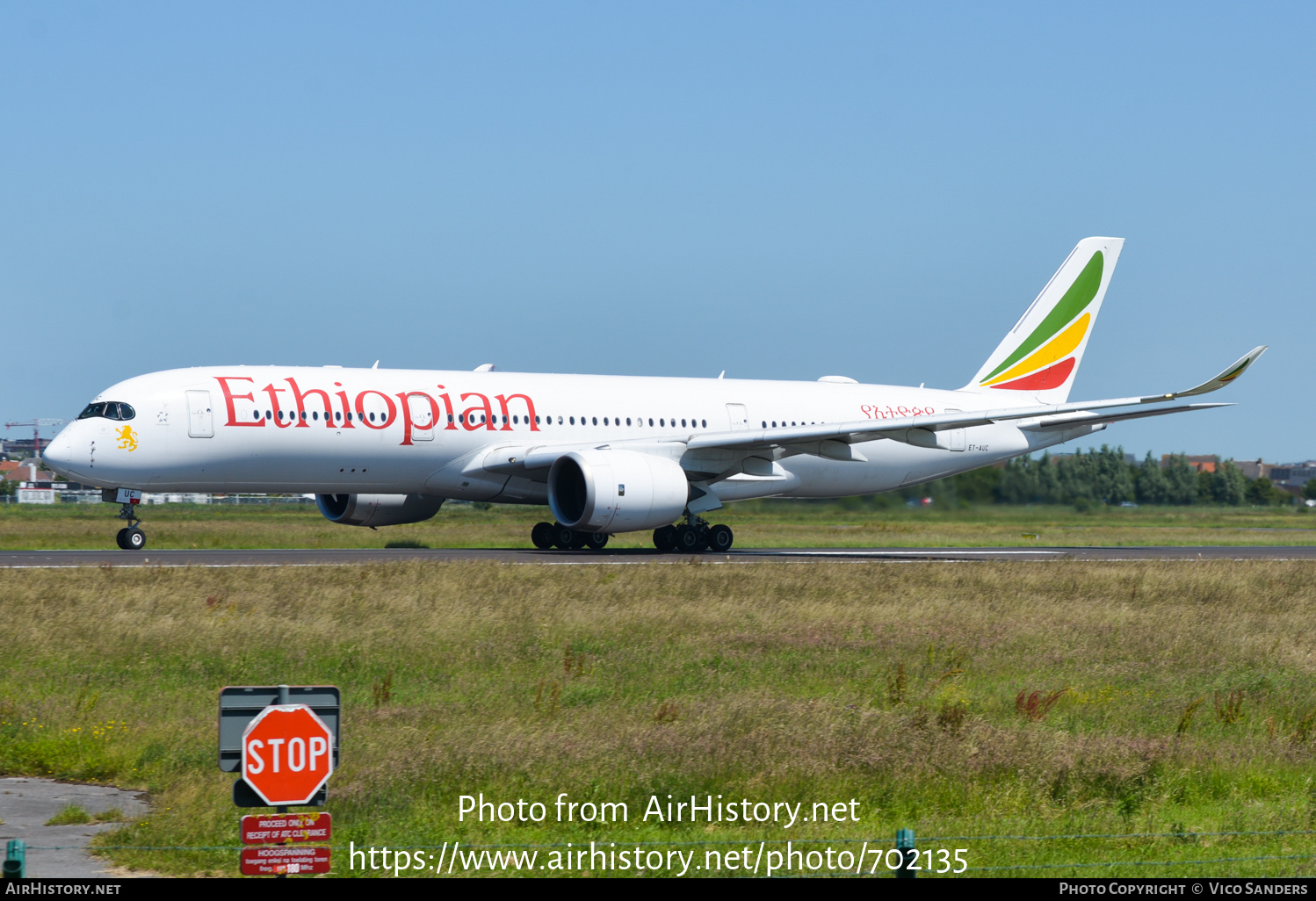 Aircraft Photo of ET-AUC | Airbus A350-941 | Ethiopian Airlines | AirHistory.net #702135