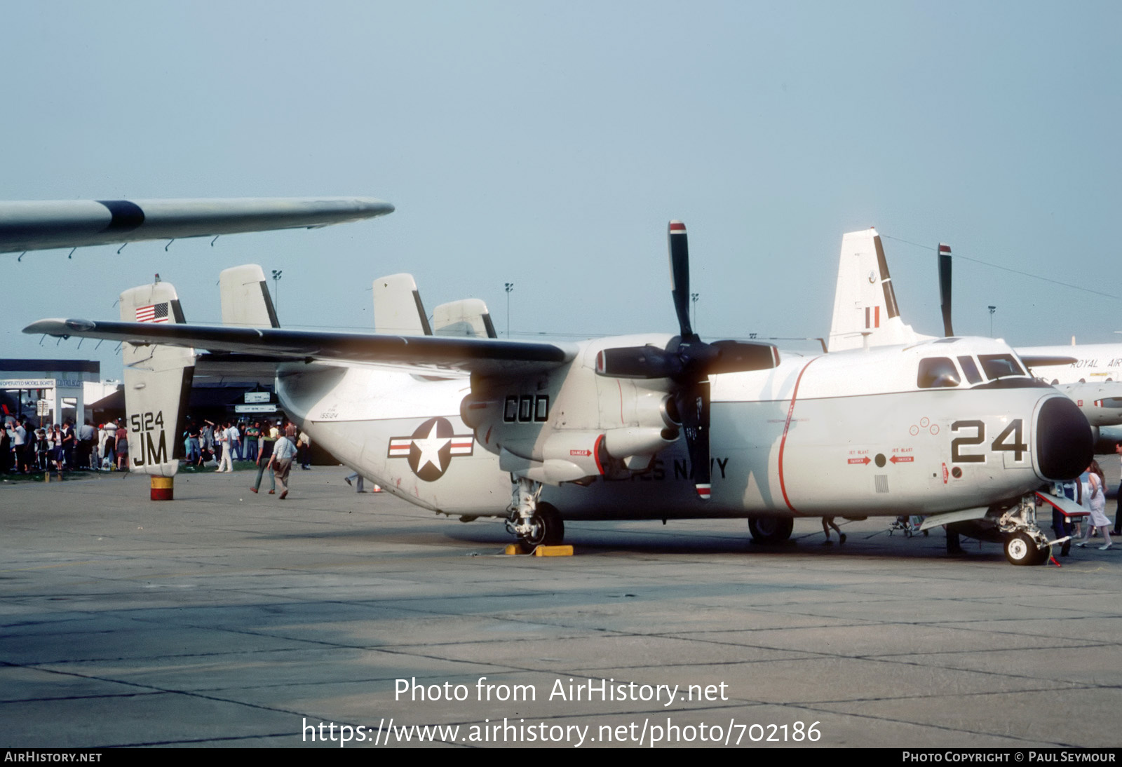 Aircraft Photo of 155124 | Grumman C-2A Greyhound | USA - Navy | AirHistory.net #702186