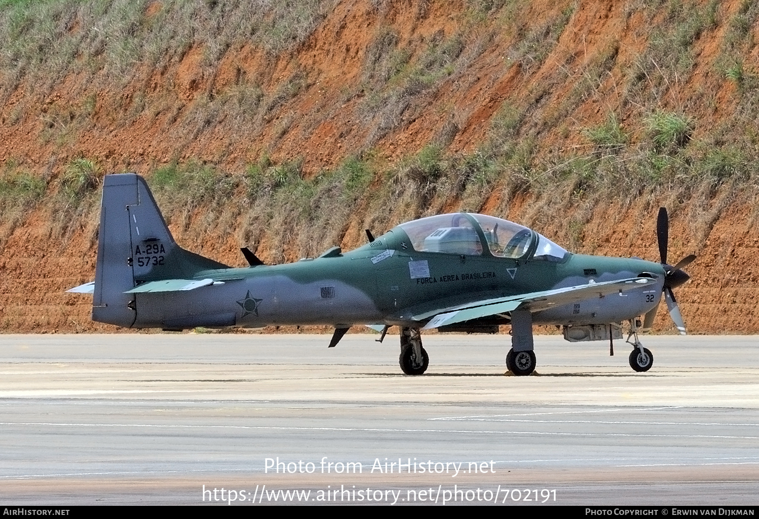 Aircraft Photo of 5732 | Embraer A-29A Super Tucano | Brazil - Air Force | AirHistory.net #702191