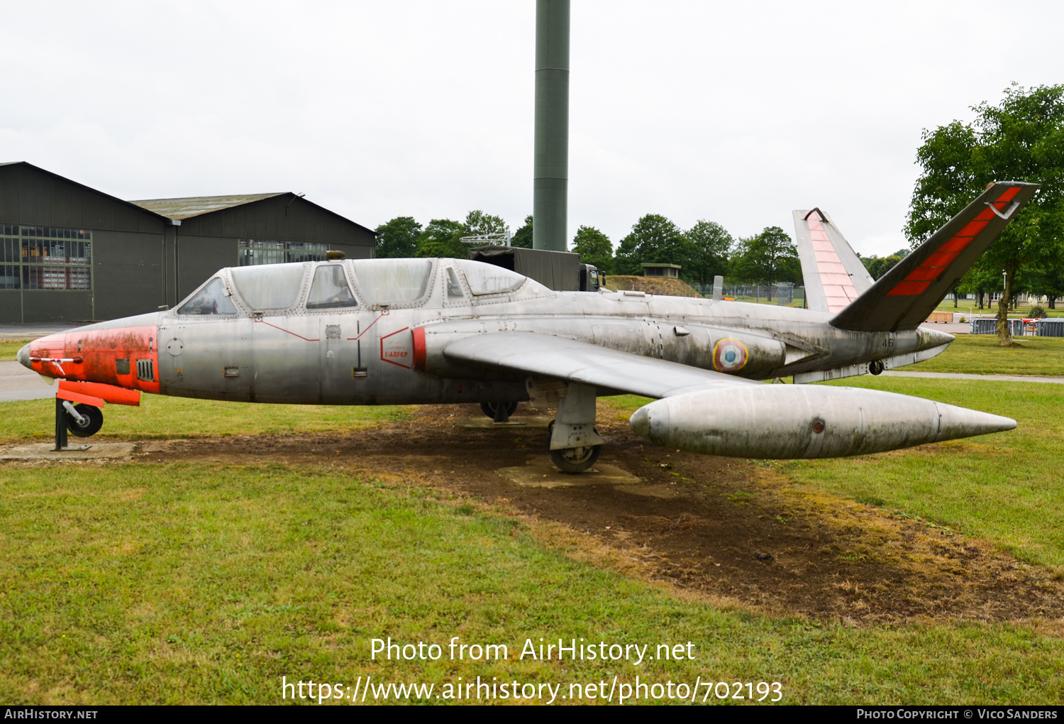 Aircraft Photo of 46 | Fouga CM-170R Magister | France - Air Force | AirHistory.net #702193