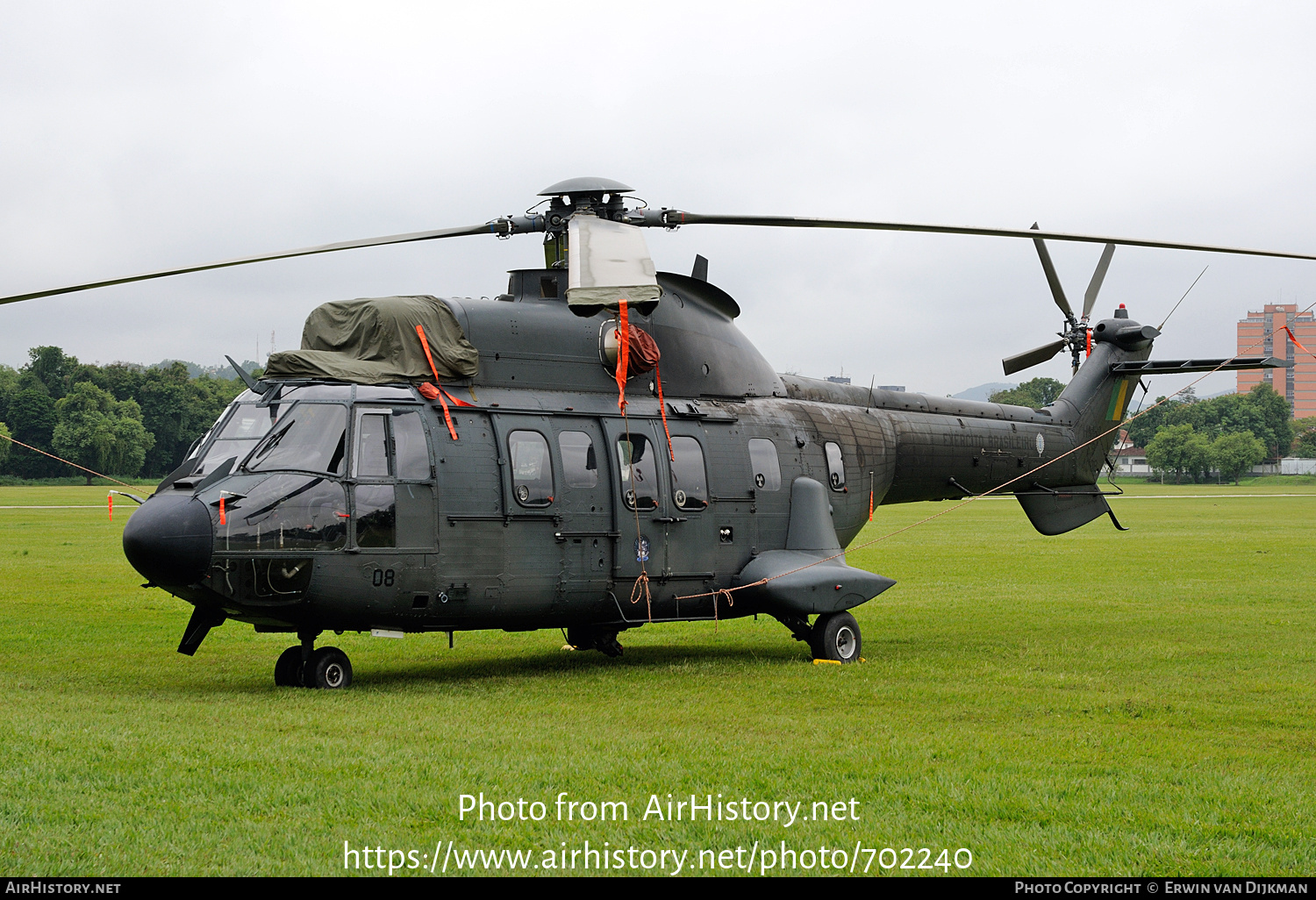 Aircraft Photo of EB-4008 | Aerospatiale HM-3 Cougar (AS-532UE) | Brazil - Army | AirHistory.net #702240