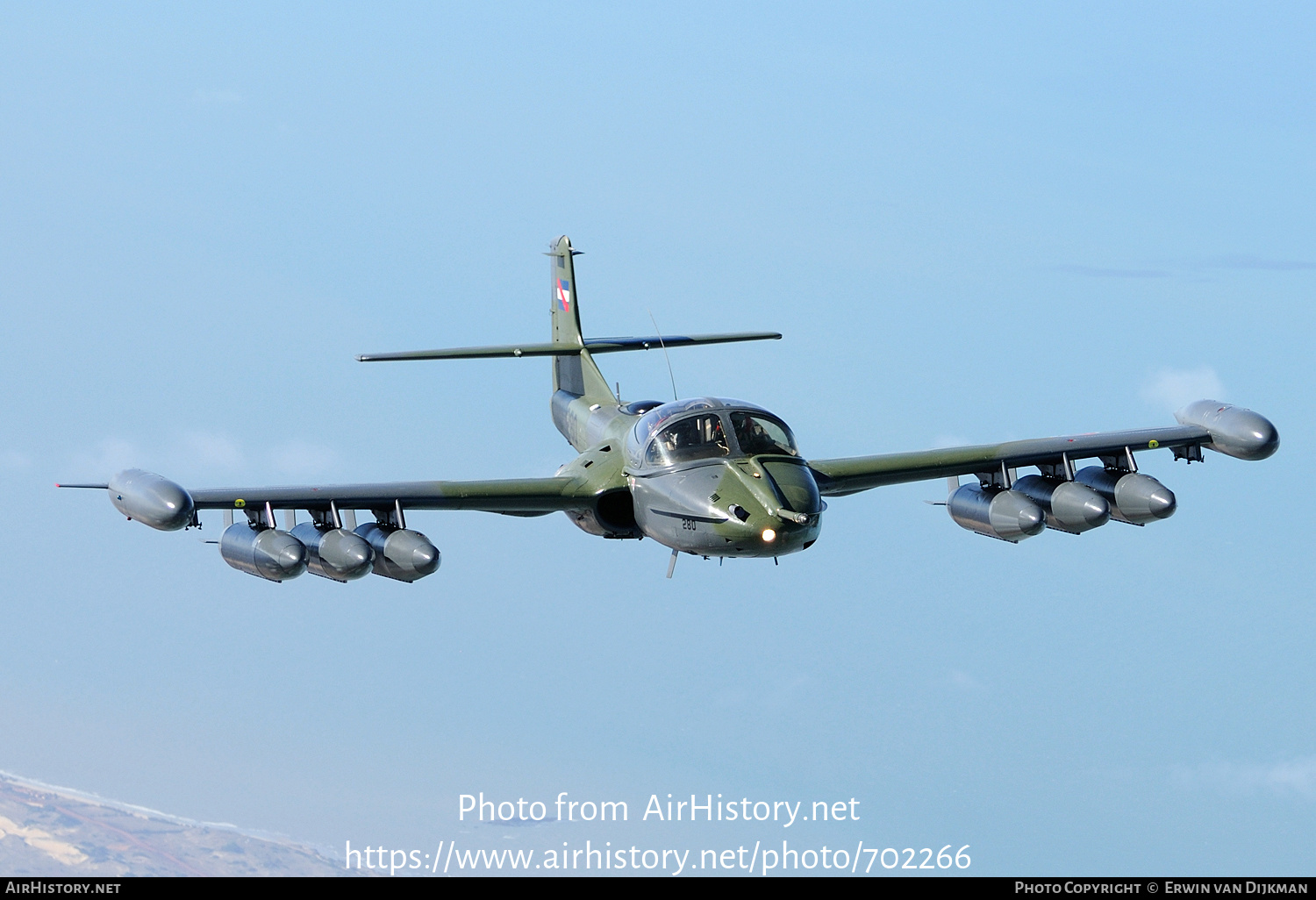 Aircraft Photo of 280 | Cessna OA-37B Dragonfly (318E) | Uruguay - Air Force | AirHistory.net #702266