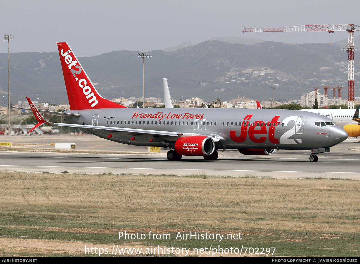 Aircraft Photo of G-JZHS | Boeing 737-800 | Jet2 | AirHistory.net #702297