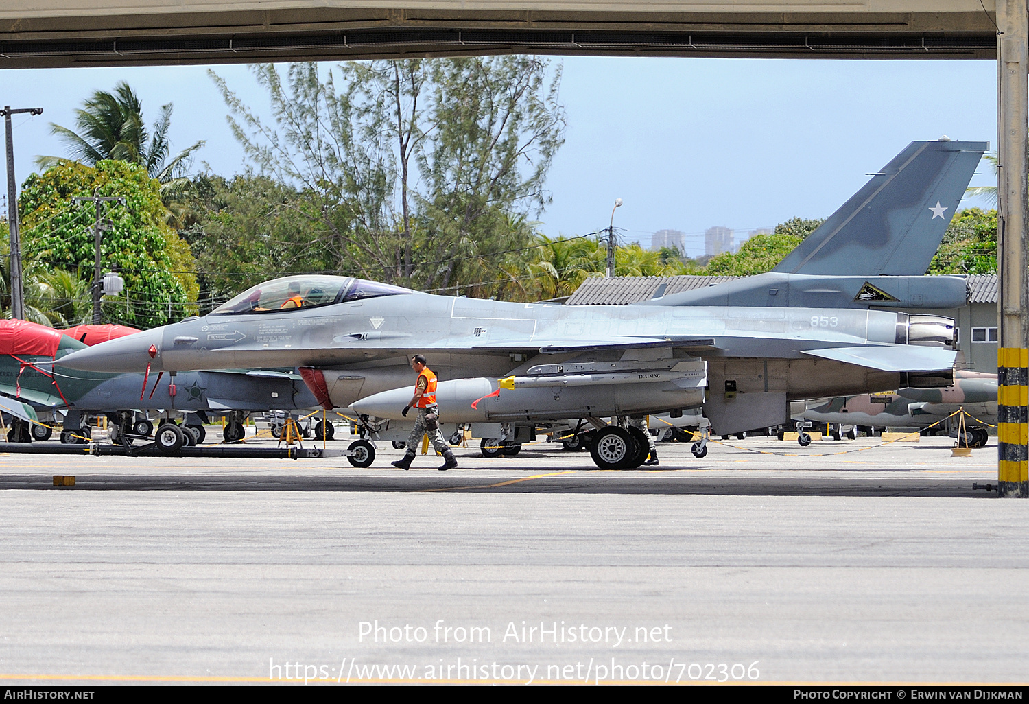 Aircraft Photo of 853 | Lockheed Martin F-16C Fighting Falcon | Chile - Air Force | AirHistory.net #702306